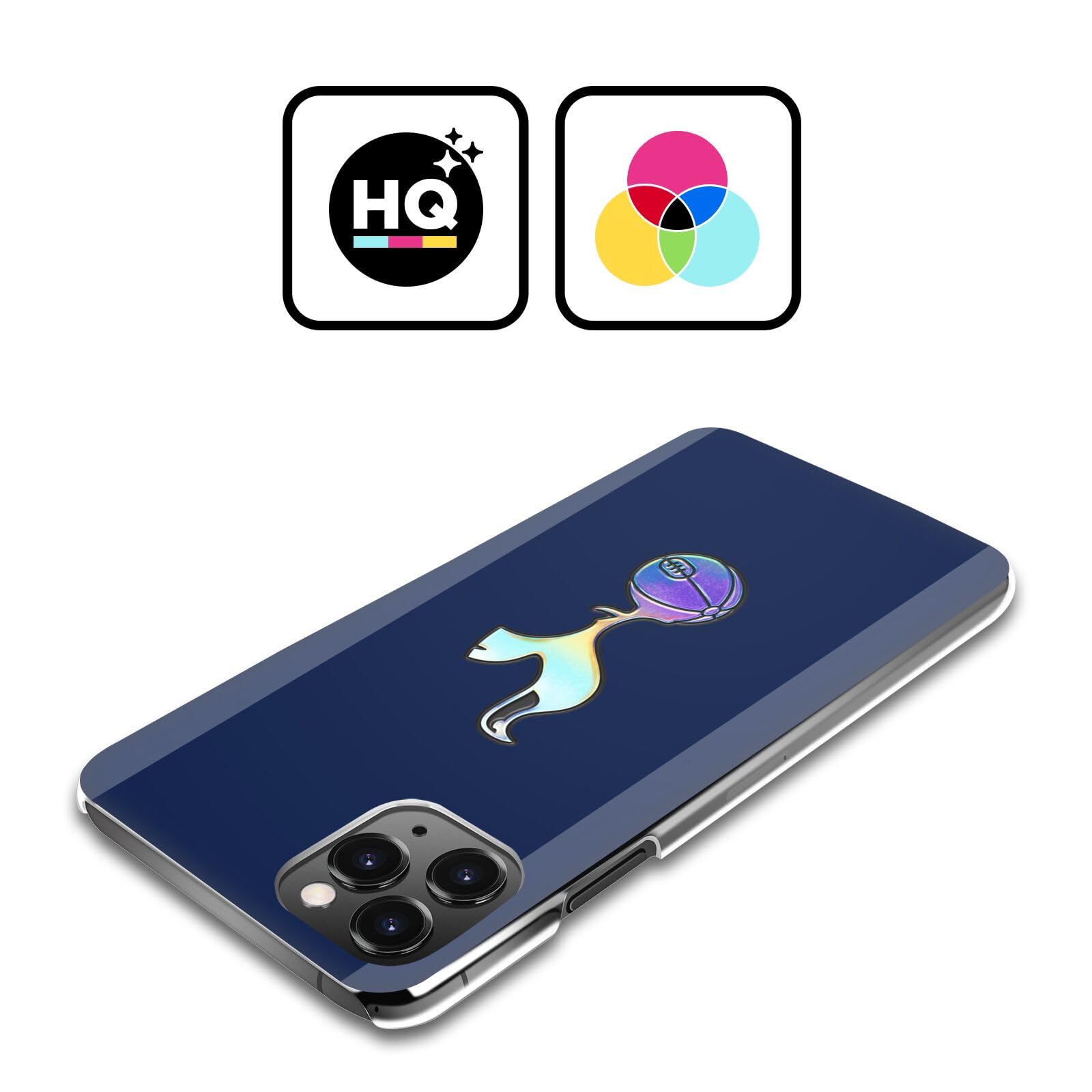 Head Case Designs Officially Licensed Tottenham Hotspur F.C. Dark Blue And Purple 2023/24 Badge Hard Back Case Compatible With A