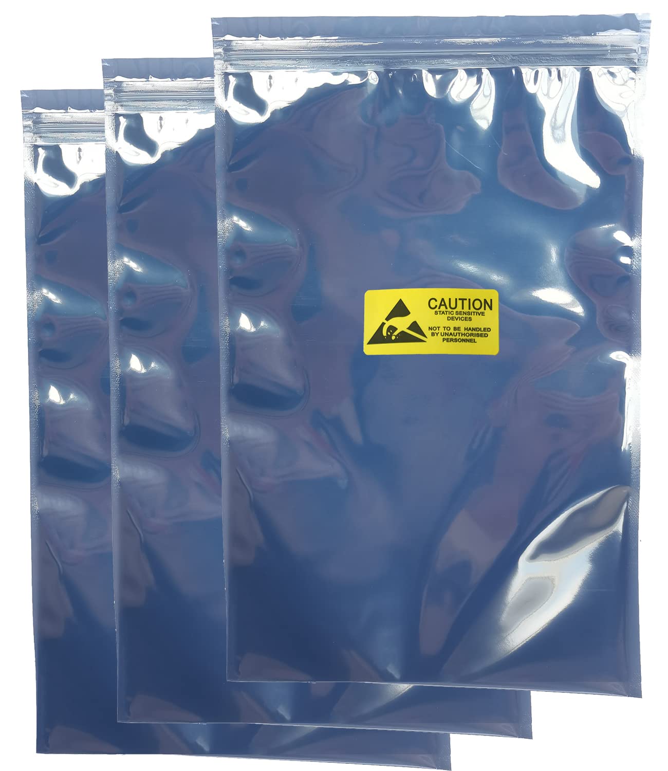 Anti Static Bags, 25Pcs Large Resealable Esd Bags 7.87X11.8In With Labels For Gpu Hard Drive Ssd Hdd And Electronic Device
