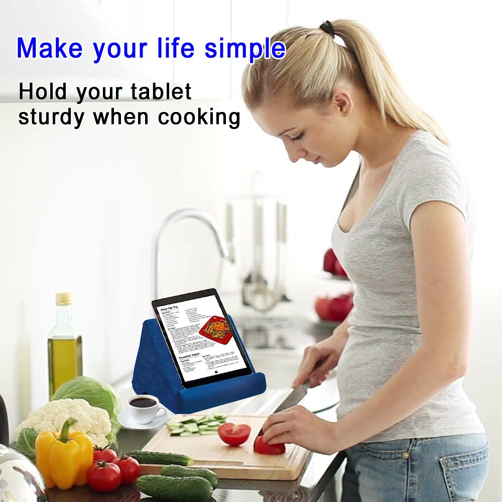 Samhousing Tablet Pillow Stand   Tablet Holder Dock For Bed With Multi Viewing Angles, Compatible With Ipad Pro 9.7, 10.5,12.9 A