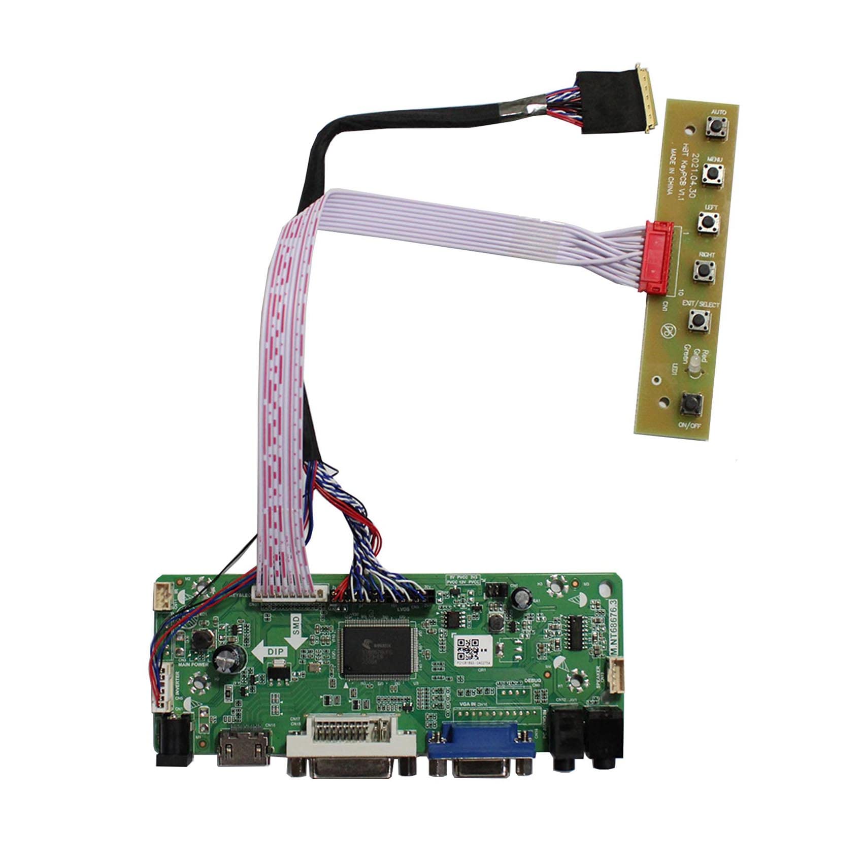 Vsdisplay Hd Mi Vga Dvi Audio Lcd Controller Board Kit For Ltm184Hl01 C01 1920X1080 15.6 17.3 Inch Panel Screen B156Hw01 V0 V4 V