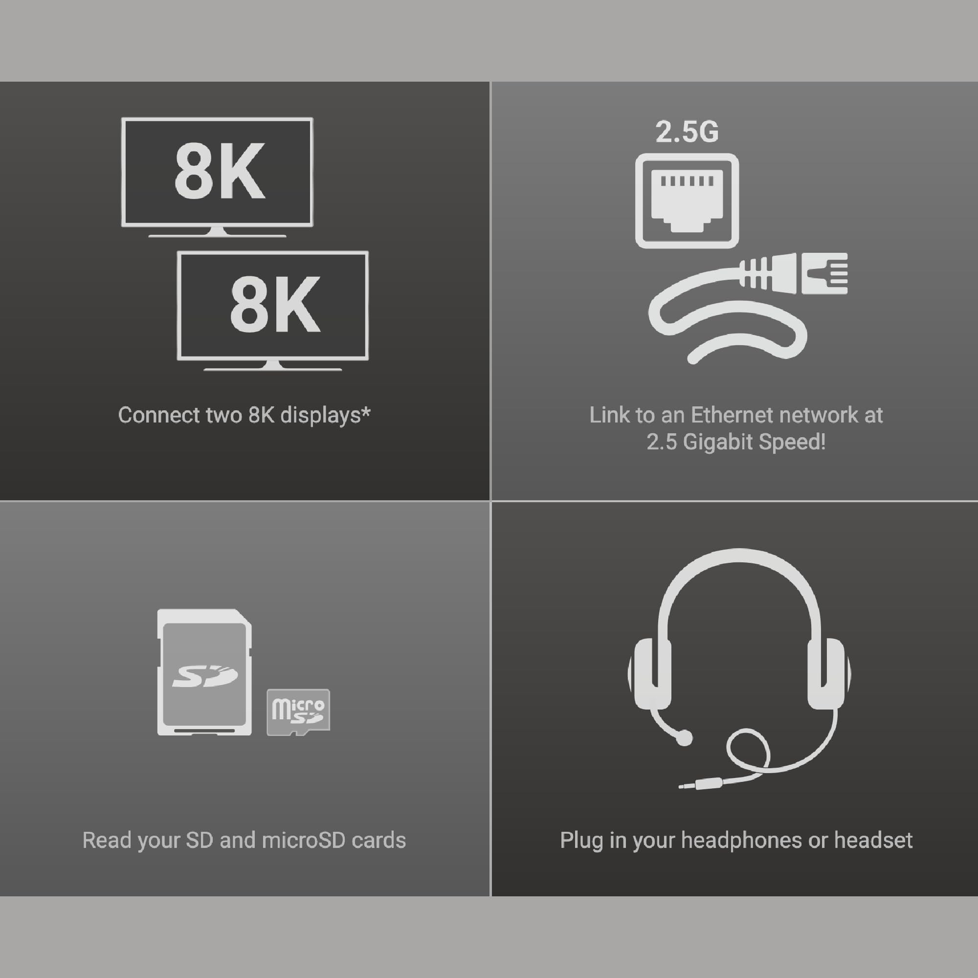 Sonnet Echo 13 Thunderbolt 5 Ssd Dock - Integrated 6000Mb/S Nvme Storage, 4 Thunderbolt 5 Ports, 2.5Gb Ethernet, 8K Display - Ma