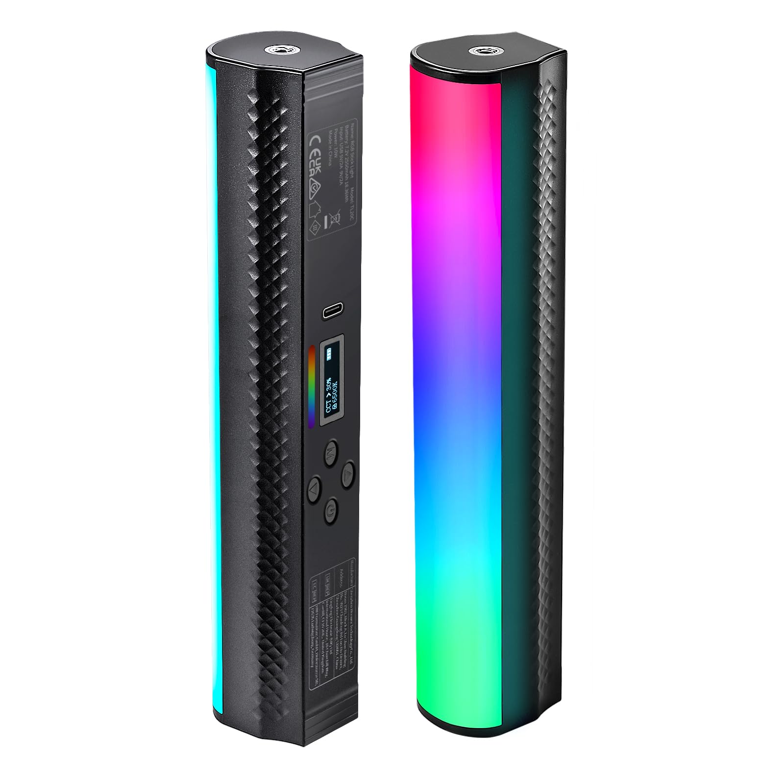 NEEWER RGB Light Wand, Magnetic Handheld Photography Video Light Stick, 2500K~8500K Dimmable CRI95+ Full Color LED Tube Light Ba