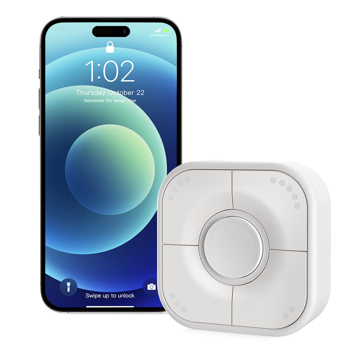 Onvis Smart Button, 5-Keys Smart Switch, Scene Controller, Compatible With Apple Homekit, Automatically Trigger Accessories & Sc