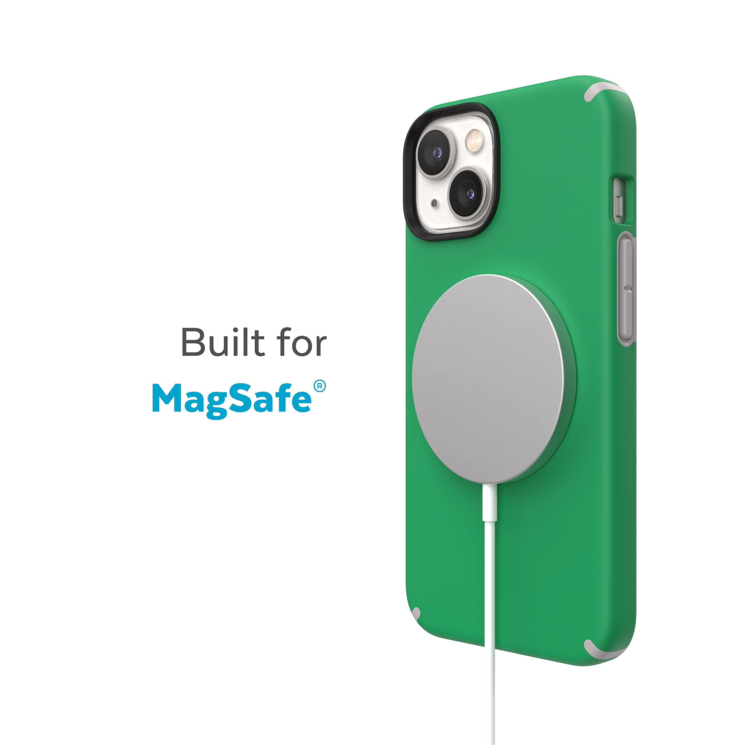 Speck Iphone 15 Plus & 14 Plus Case - Drop Protection, Scratch Resistant, Built For Magsafe Iphone Case, Soft Touch Coating - 6.