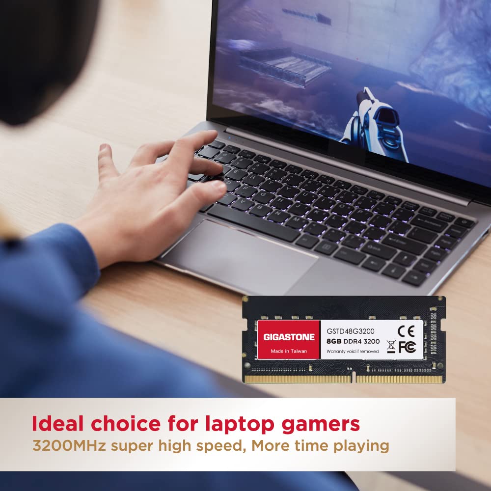 ?Ddr4 Ram? Gigastone 32Gb Kit (4X8Gb) Ddr4 3200Mhz (2933Mhz Or 2666Mhz) Pc4 25600 (Pc4 23400/21300) Cl22 1.2V Sodimm 260 Pin Unb