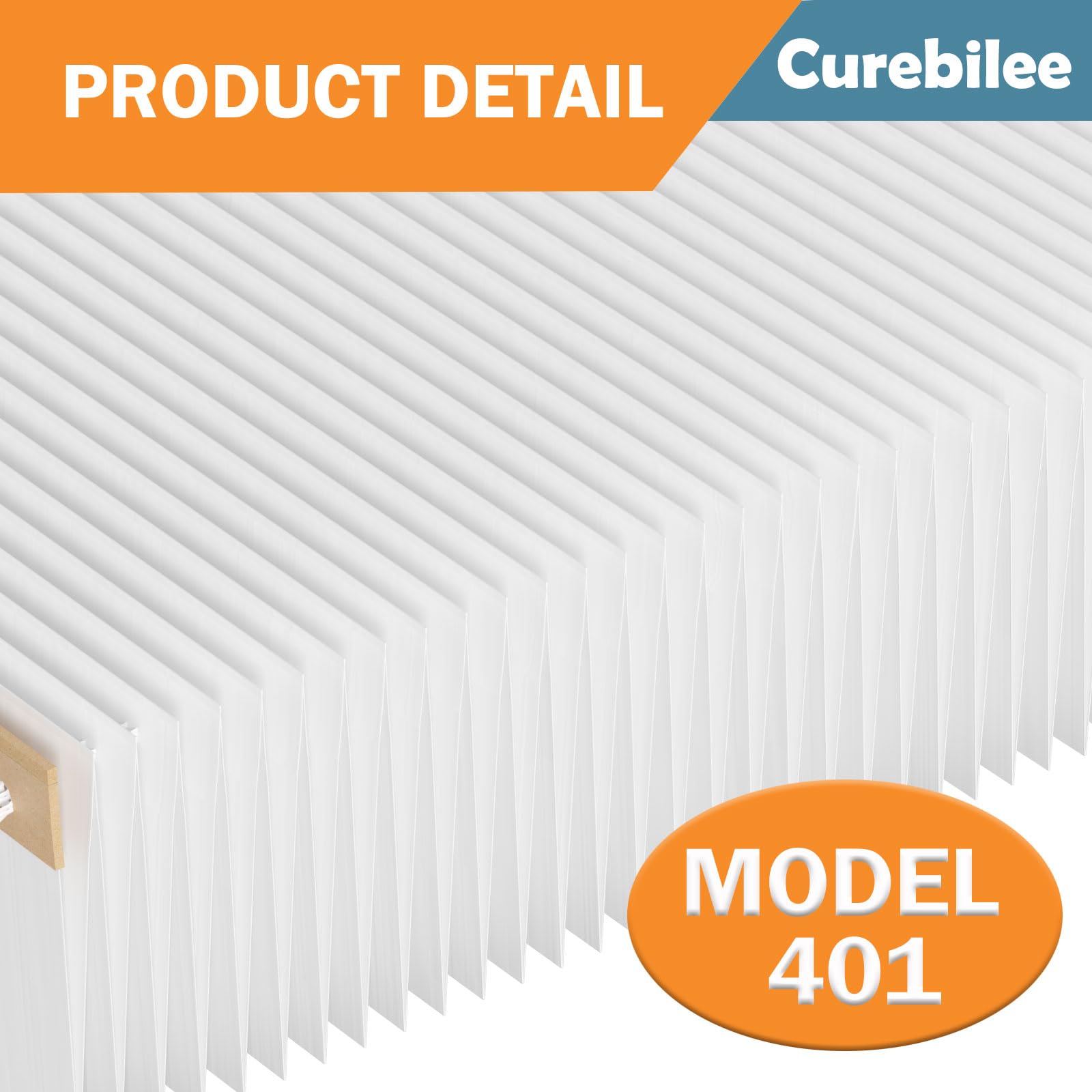 2400 Replacement Filter 401 Merv 13 Compatible With Aprilaire 2400, Space Gard 2400 Whole House Air Cleaner Purifiers   16X25X6