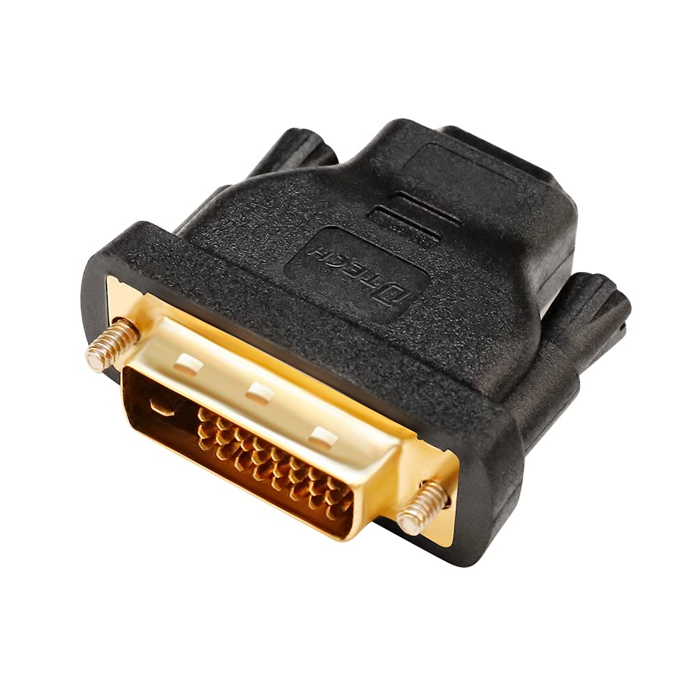 Dtech Dvi Male To Hdmi Female Adapter Bi Directional Dvi D Port Converter