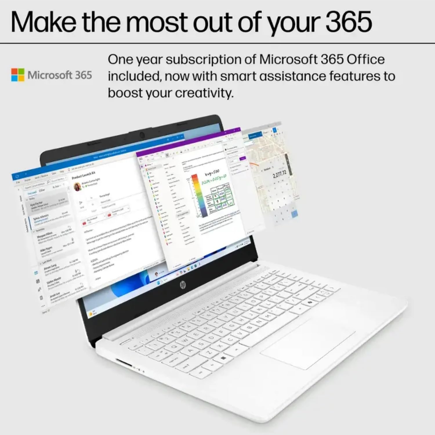 Hp 14 Ultralight Student-Laptop, Laptops With 1Yr Office 365, Intel 4-Cores N4120 8Gb Ram 320Gb Storage (64Gb Emmc+256Gb Ghost M