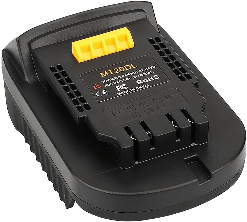 Zlwawaol Mt20Dl Battery Adapter Converter With Usb Socket & Type C Compatible For Bl1830 18V Li Ion Battery Convert To 20V Dcb20