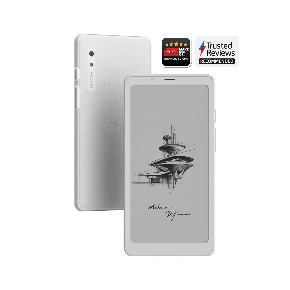 Boox Palma Mobile Epaper 6G 128G G Sensor Front Light 16Mp Rear Camera (White)