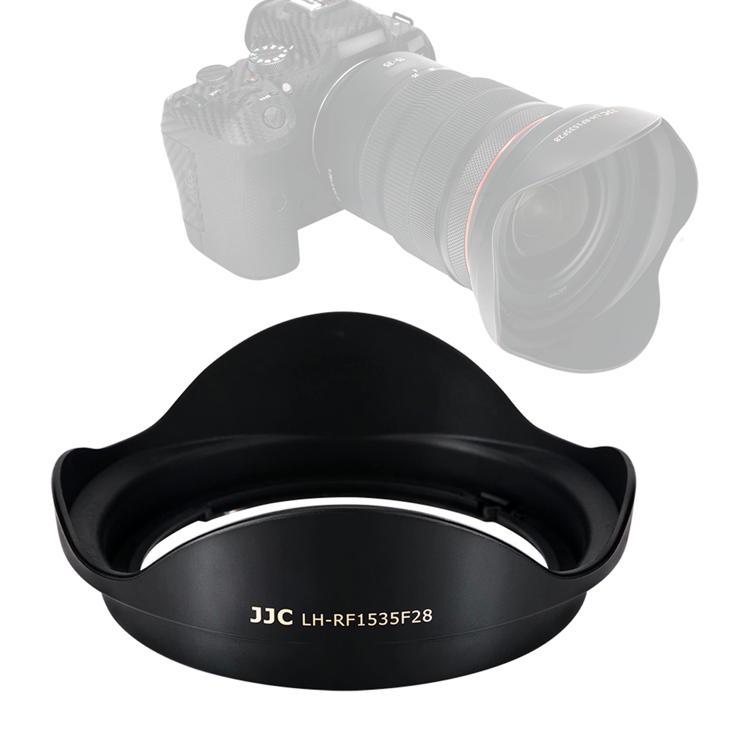 Rf 15 35Mm Lens Hood, Ew 88F Hood, Jjc Lh Rf1535F28 Dedicated Petal Bayonet Mount Hood Shade, Reversible Non Glare Matte Finish,