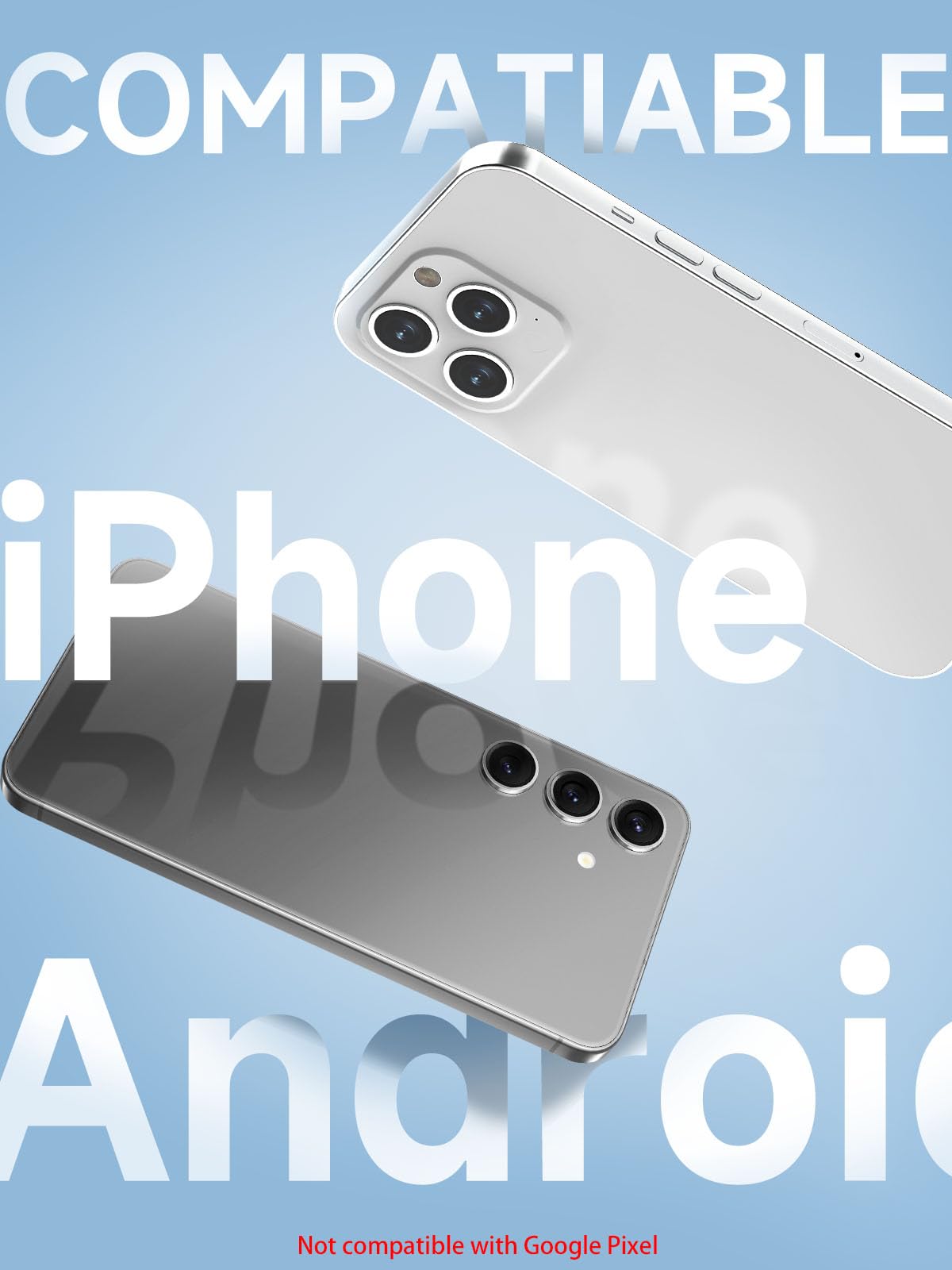 Synco Xview Vlog Selfie Monitor Screen For Iphone & Android, Magnetic Wireless Rear Camera Phone Monitor With 164Ft Range, 3H Ba