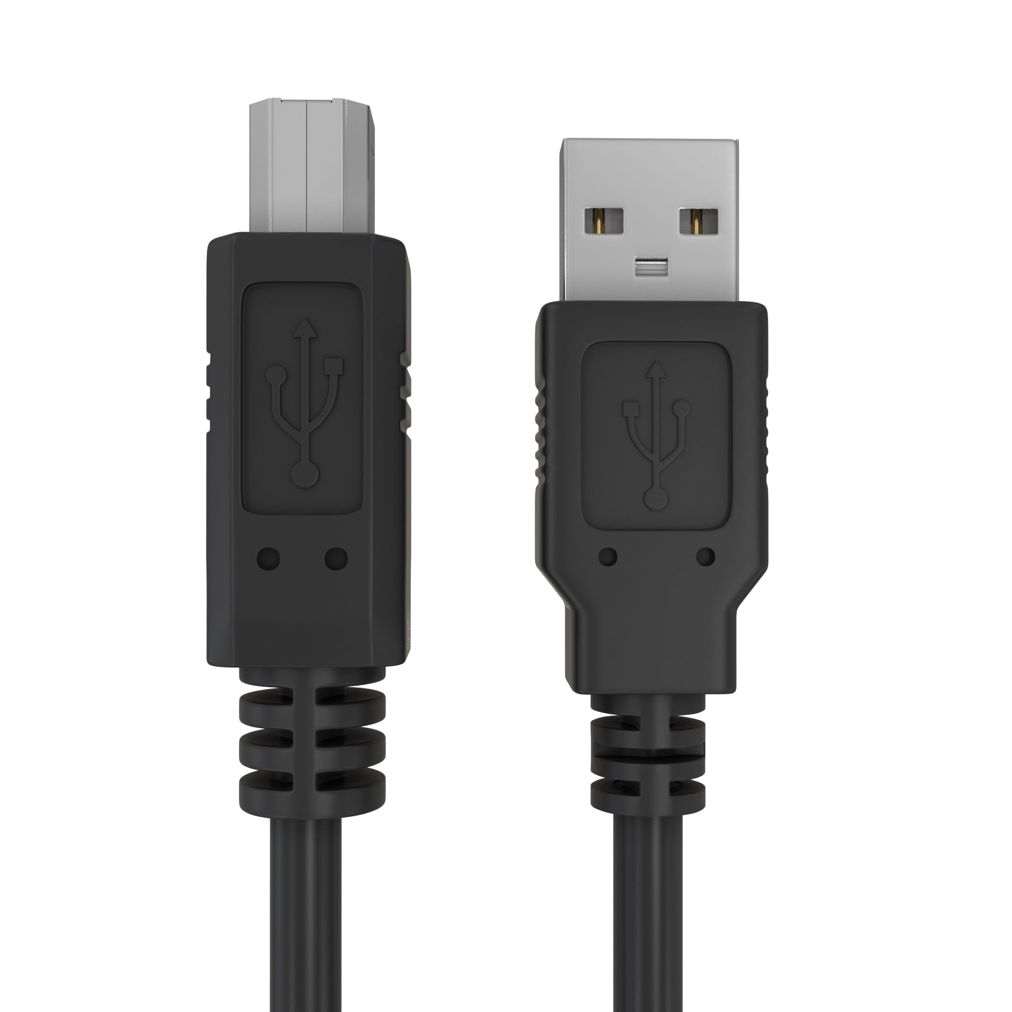 Cmple   Usb Printer Cable 6Ft Male To Male Usb 2.0 A To B Cable Usb Type B Printer Scanner Cable Compatible With Inkjet Printer,