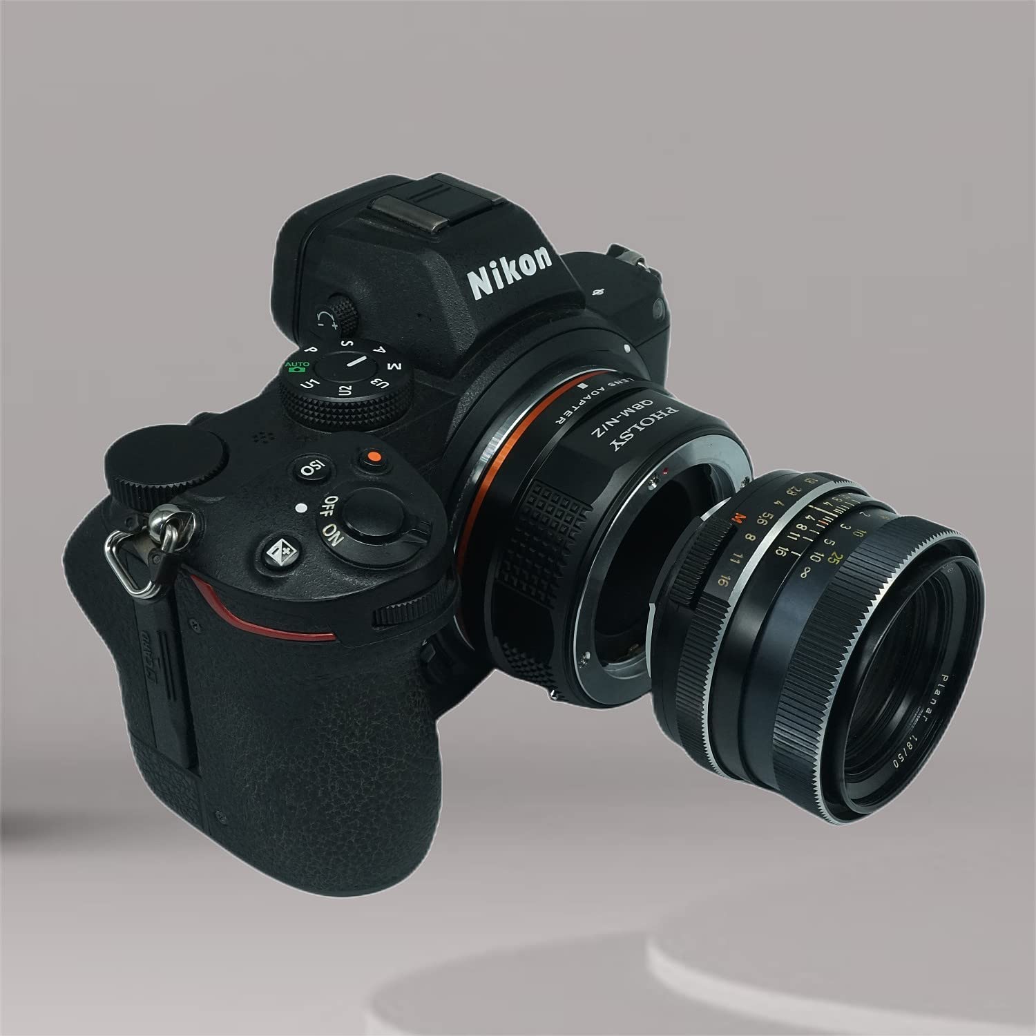 Pholsy Lens Mount Adapter Compatible With Rollei Qbm Mount Lens To Nikon Z Mount Camera Body Compatible With Nikon Z Fc, Z30, Z9