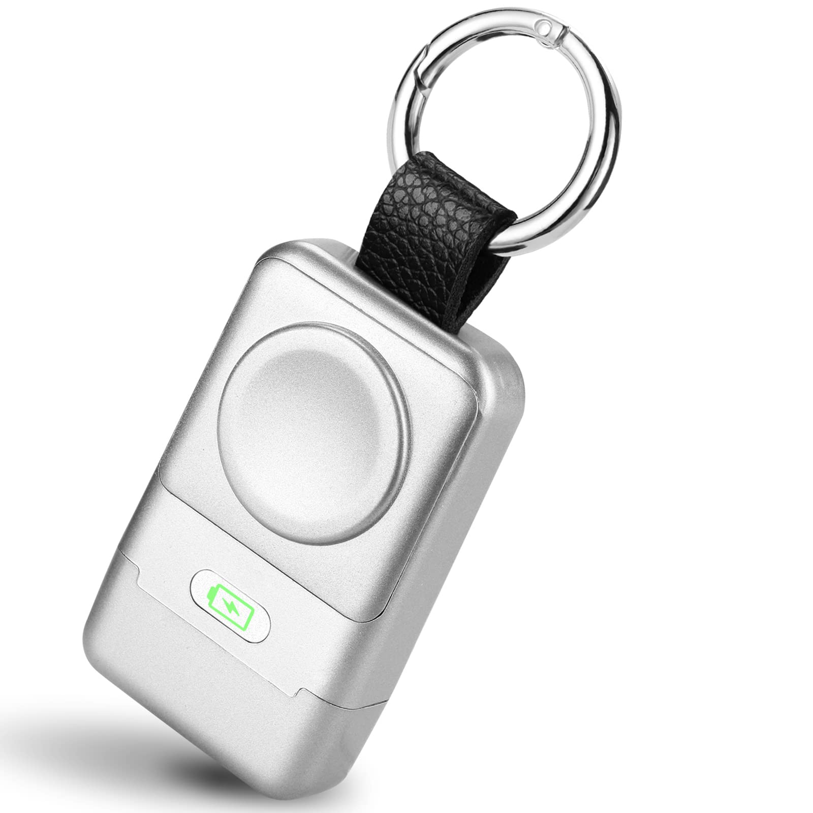 Huoto Portable Wireless Charger For Apple Watch, Iwatch Charger 1400Mah Smart Keychain Power Bank,Portable Magnetic Iwatch Charger For Apple Watch Series 9/8/7/6/Se/5/4/3/2/1/Uitra/Uitra 2