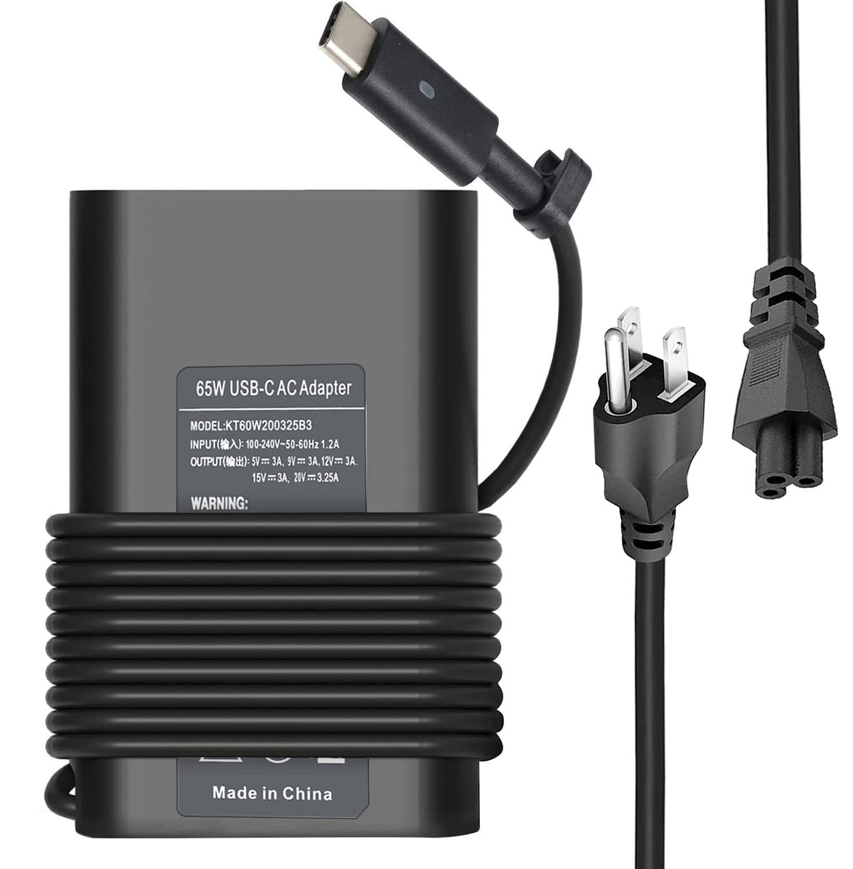 65W 45W Dell Laptop Charger Usb C For Dell Latitude 5420 5520 5320 7420 7430 7400 7370 7390 7275 7285, Xps 13 7390 9350 9380 937
