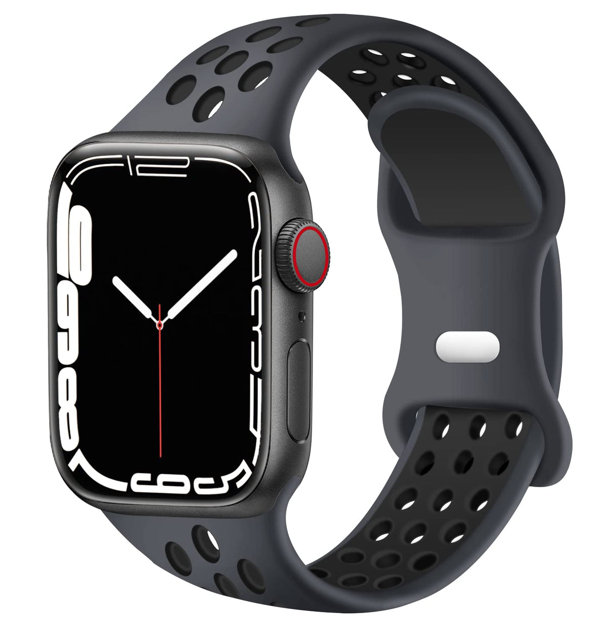 Svisvipa Sport Bands Compatible For Apple Watch Bands 42Mm 44Mm 45Mm 49Mm,Breathable Soft Silicone Sport Women Men Replacement S