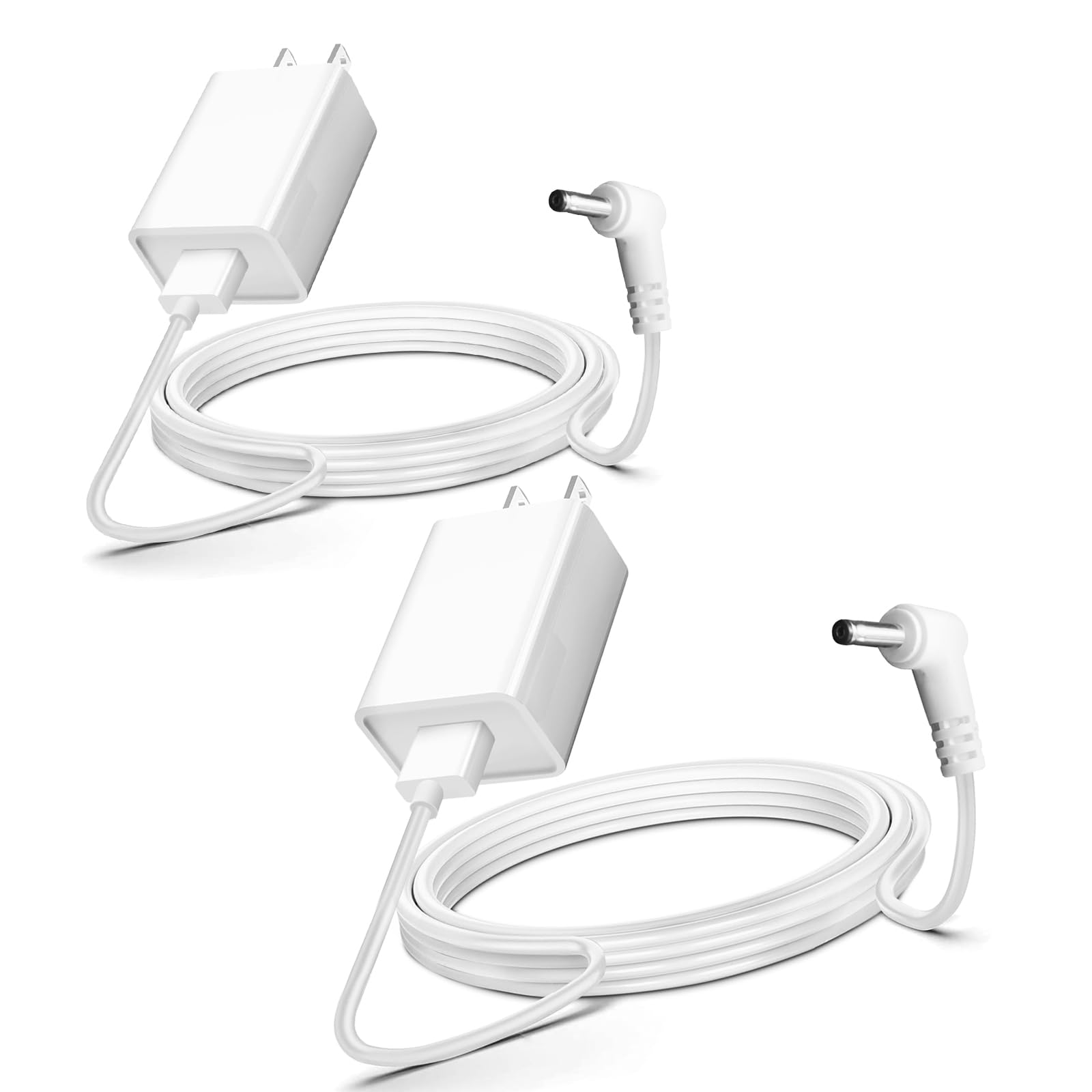 2 Pack Indoor/Outdoor Power Adapter Charger For Ring Stick Up Cam Plug In/Plug In 3Rd Gen/2Nd Gen & Ring Pan Tilt Stick Up Camer