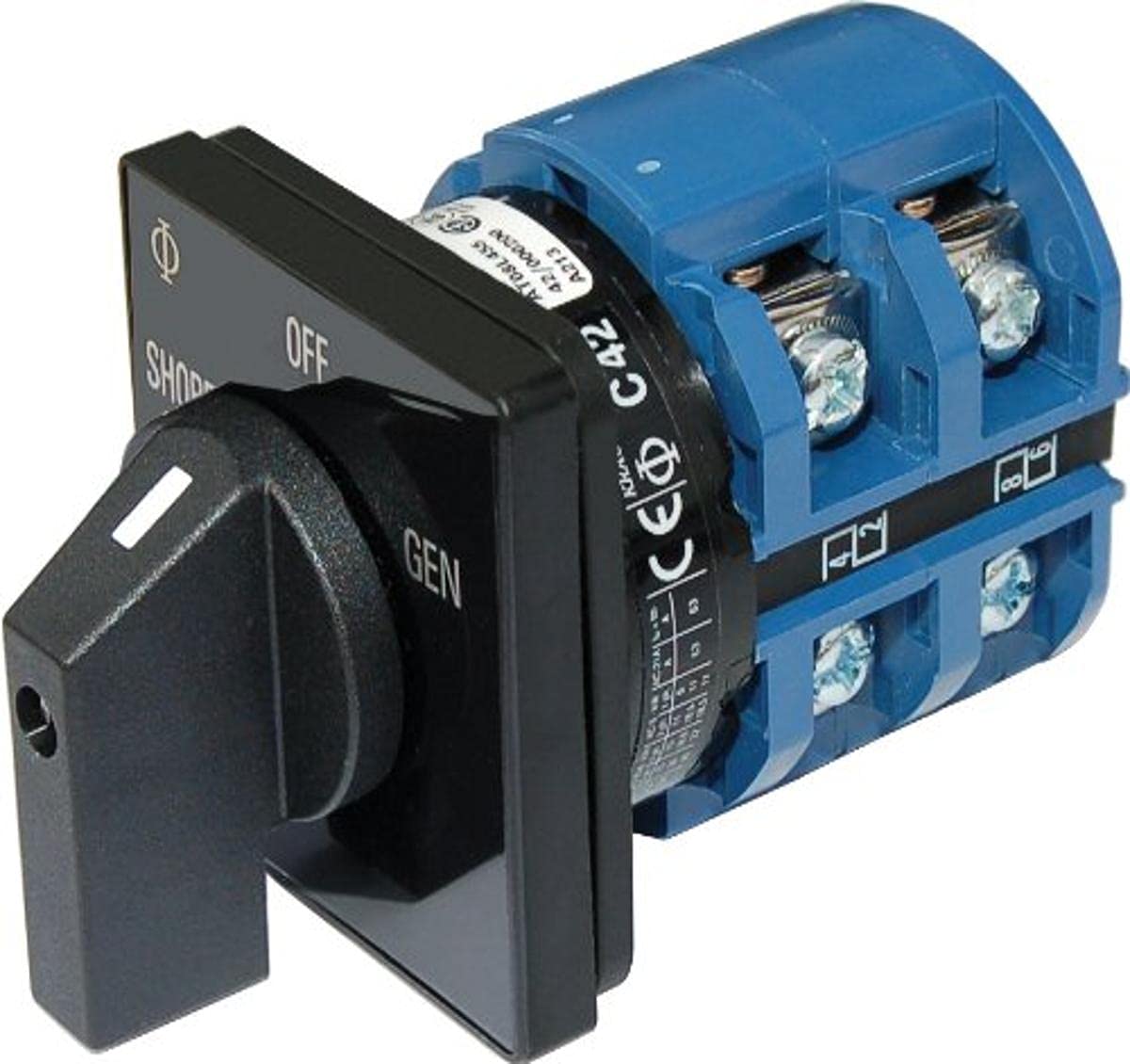 Blue Sea Systems 9011 Ac Rotary Switch   Off + 2 Positions 120V Ac 65A, Beige