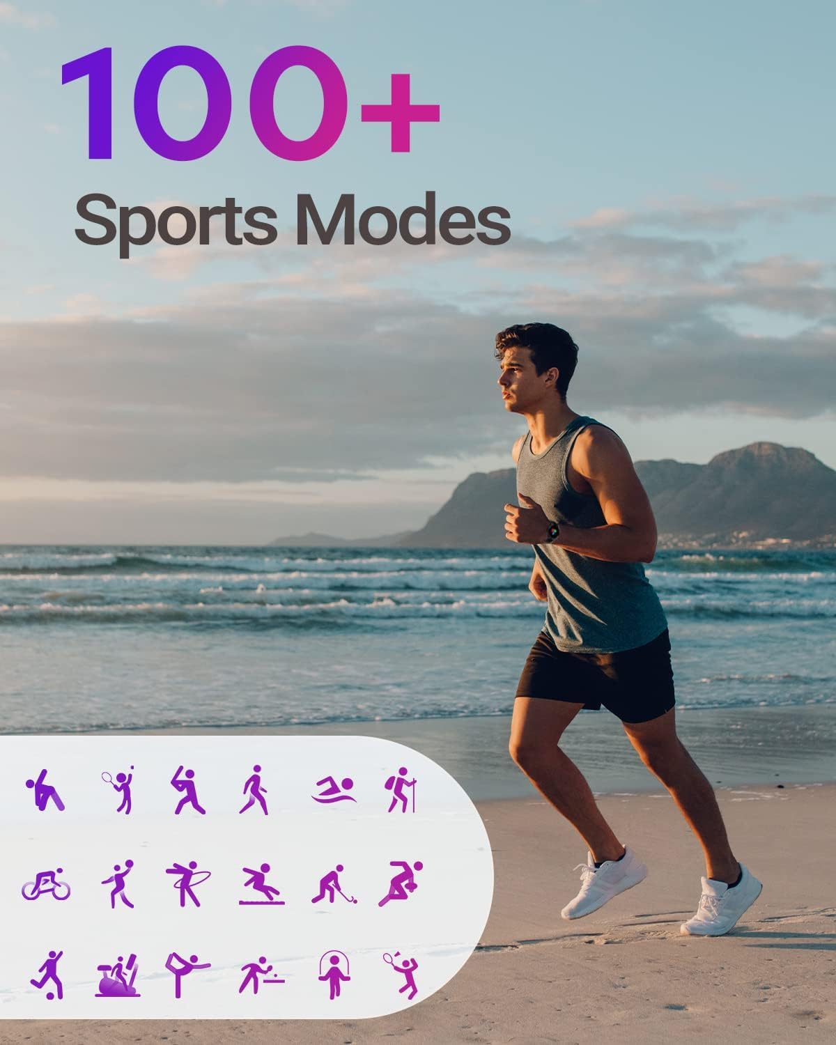 Huakua Smart Watches For Men Women (Answermake Calls) Compatible With Iphoneandroid Phones, Reloj Para Hombre Mujer Round Fitnes