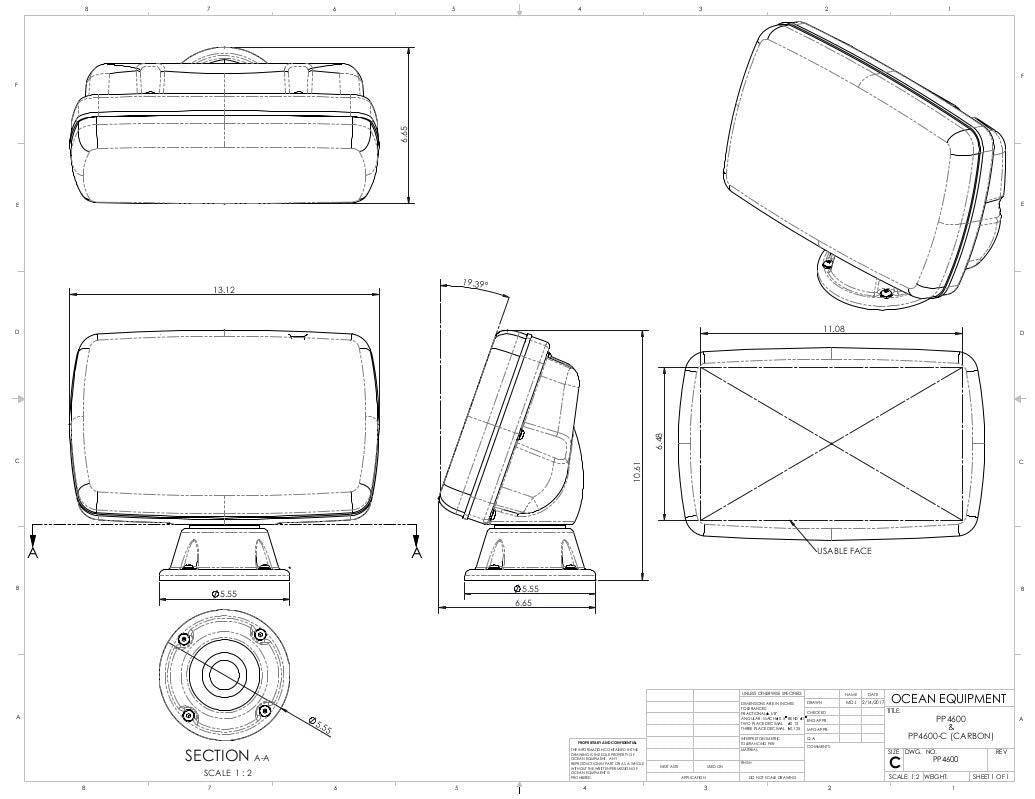 Navpod Pp4600-04 Powerpod Pre-Cut For Simrad Nss9 Evo2/B&G Zeus2 9,WBEEAB0753JHK1B