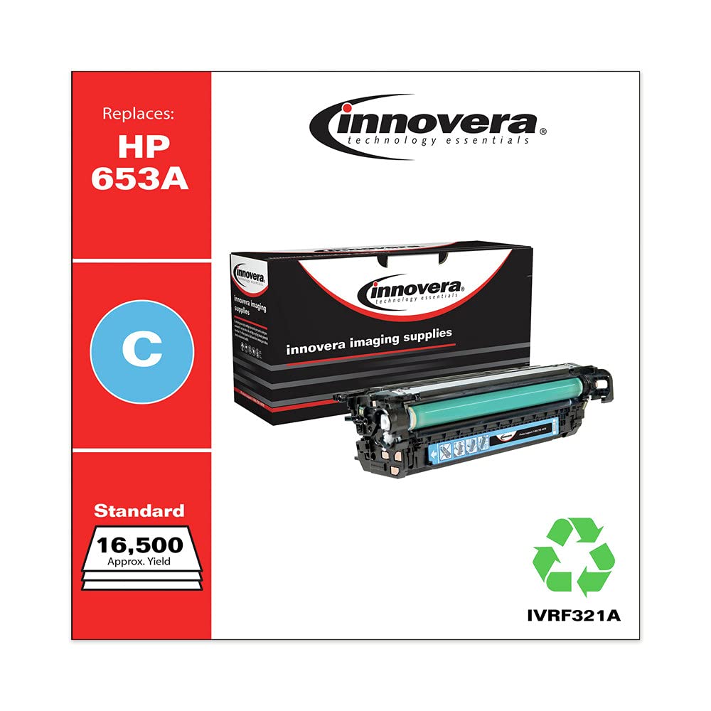 Innovera Remanufactured Cyan Toner, Replacement For 653A (Cf321A), 16,500 Page Yield