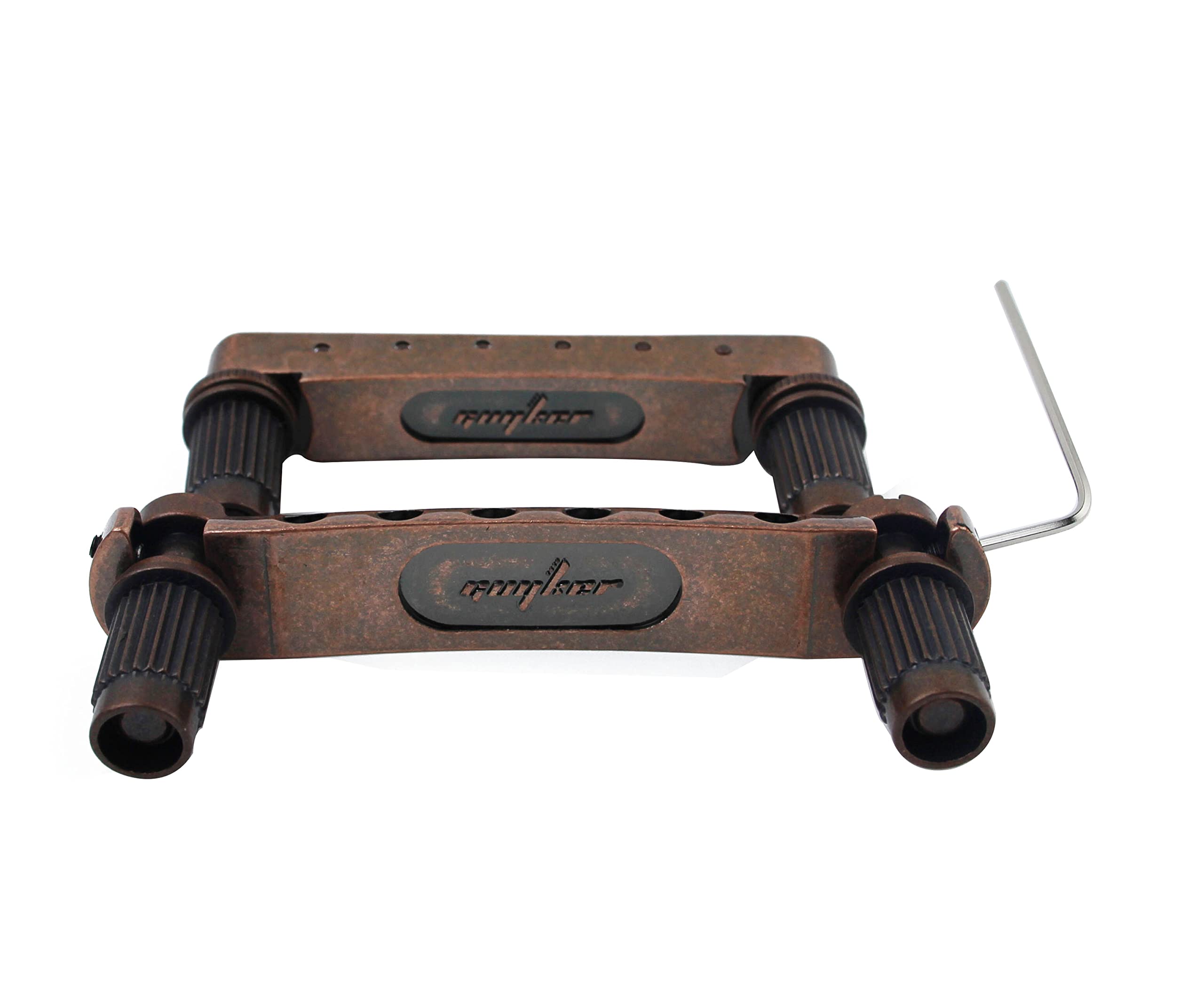 Guyker Guitar Tune O Matic Bridge And Stop Bar Tailpiece Combo With Anchors And Studs Replacement Compatible With Lp Sg Epi 6 St