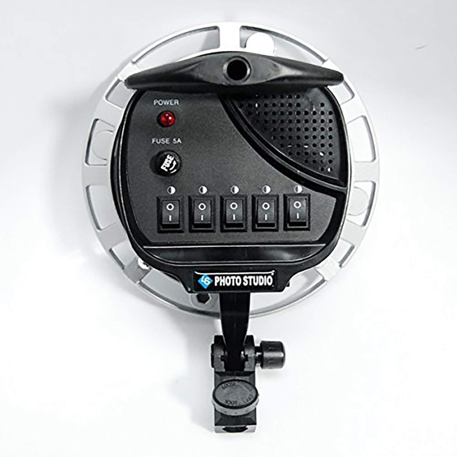 Limostudio Photo Video Studio 5In1 E26 E27 Five Hold Socket Tricolor Studio Light Bulb Speeding Lamp Head Multi Holder, Agg1434