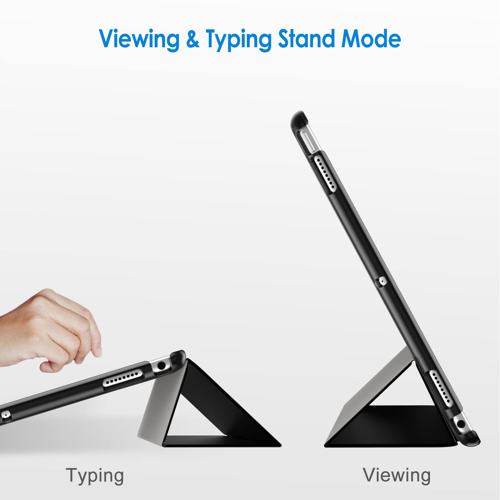 Jetech Case For Ipad Pro 10.5-Inch And Ipad Air 3 (10.5-Inch 2019, 3Rd Generation), Smart Cover Auto Wake/Sleep Cover (Black)