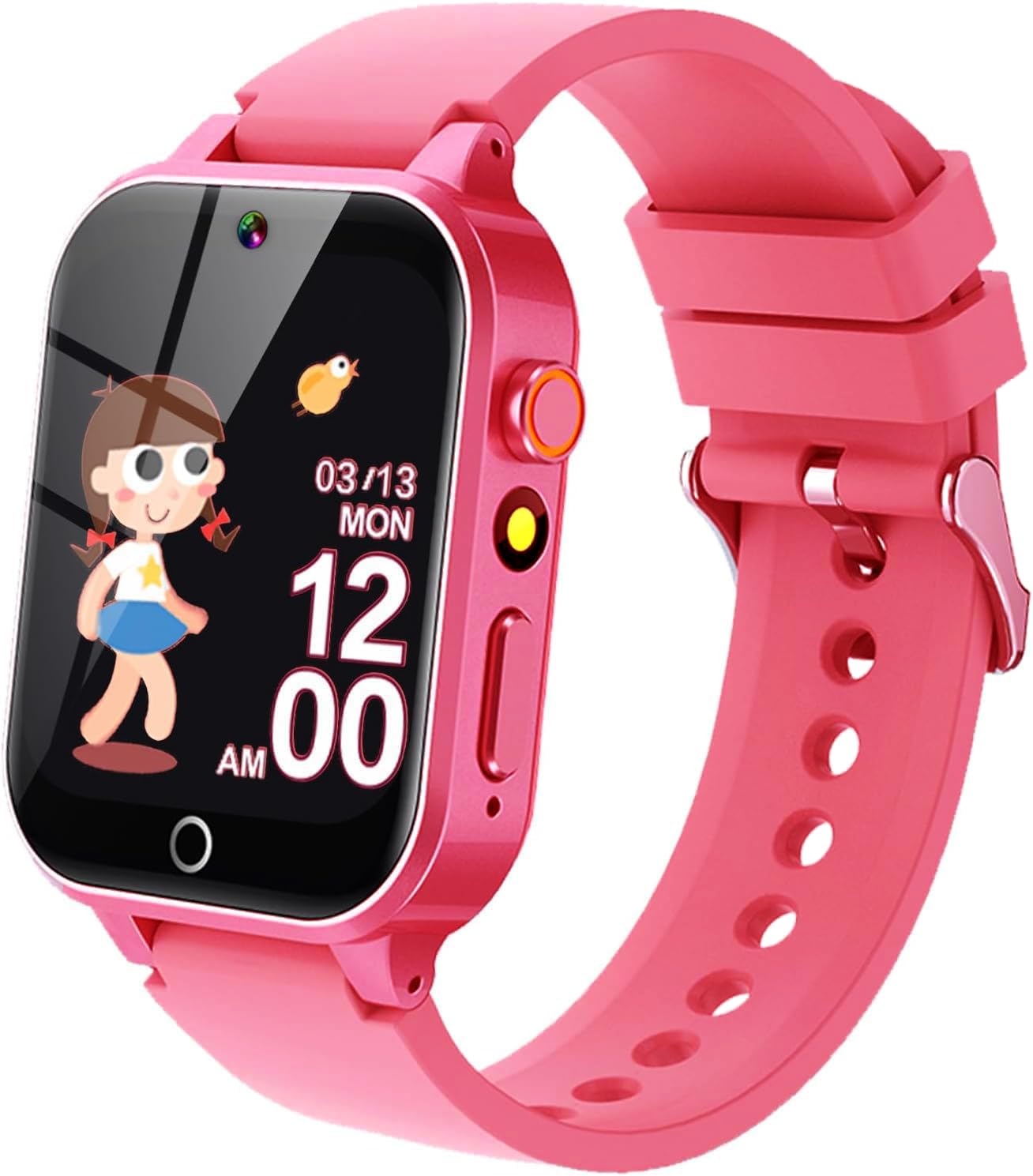 Vakzovy Kids Smart Watch Christmas Birthday Gifts For Girls Boys Age 6-12 With 26 Games Video Camera Music Pedomete Educational 