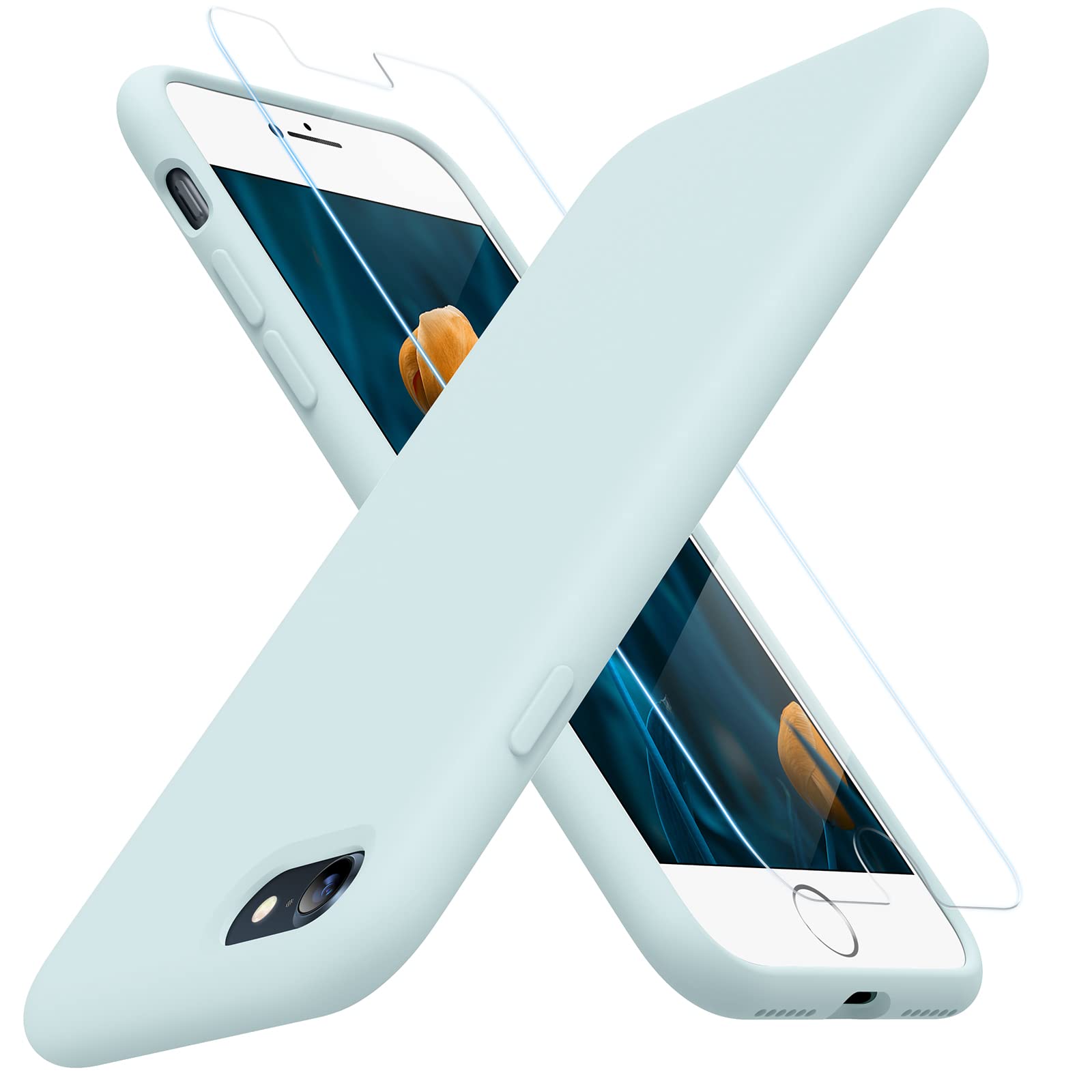 Miracase Ultra Slim Designed For Iphone Se Case 2022(3Rd Gen)/Iphone Se 2020 Case(2Nd Gen)/Iphone 7 Case/Iphone 8 Case With Scre