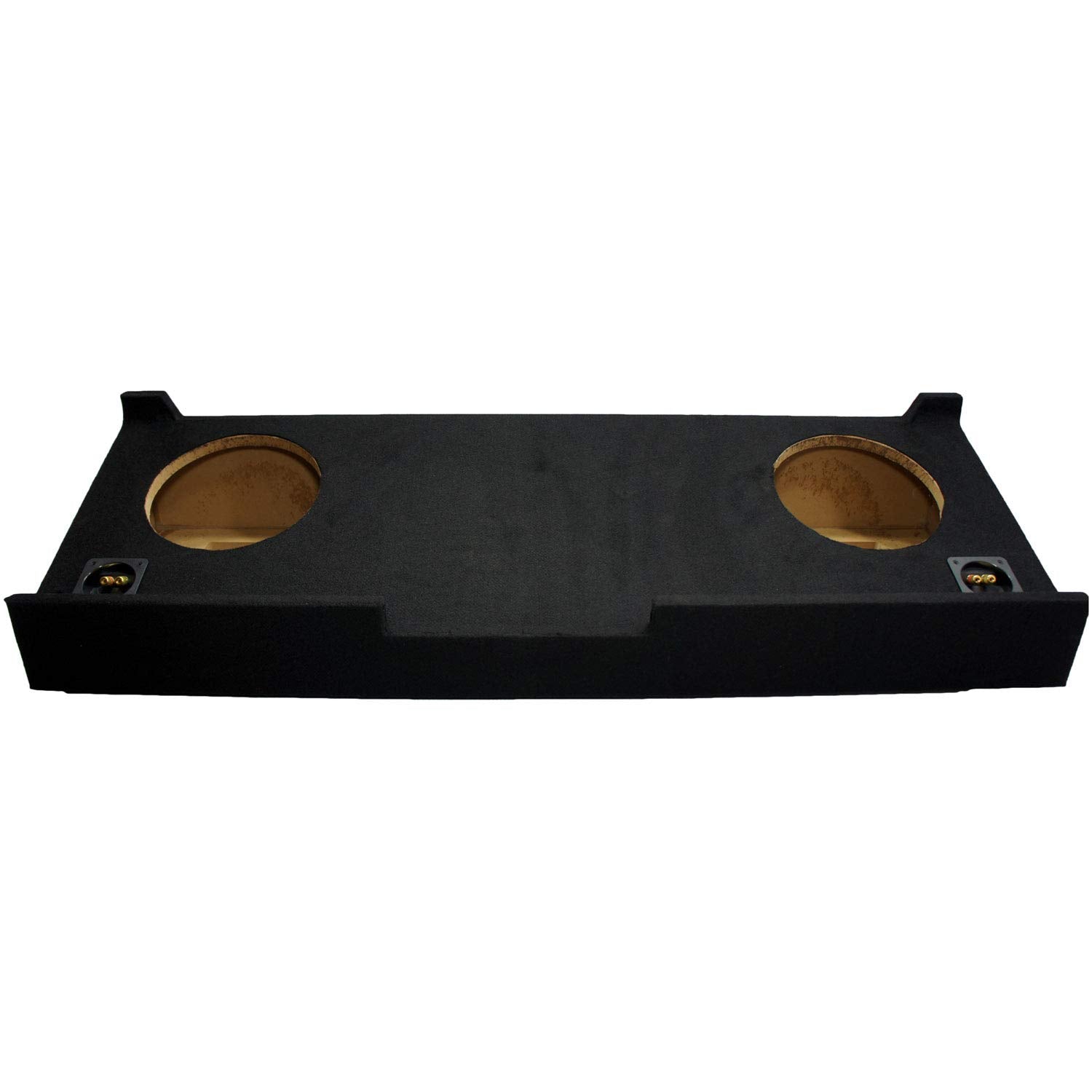 American Sound Connection Compatible With Chevy Silverado Or Gmc Sierra Crew Cab Truck 2007 2013 Dual 10'' Subwoofer Sub Box Spe