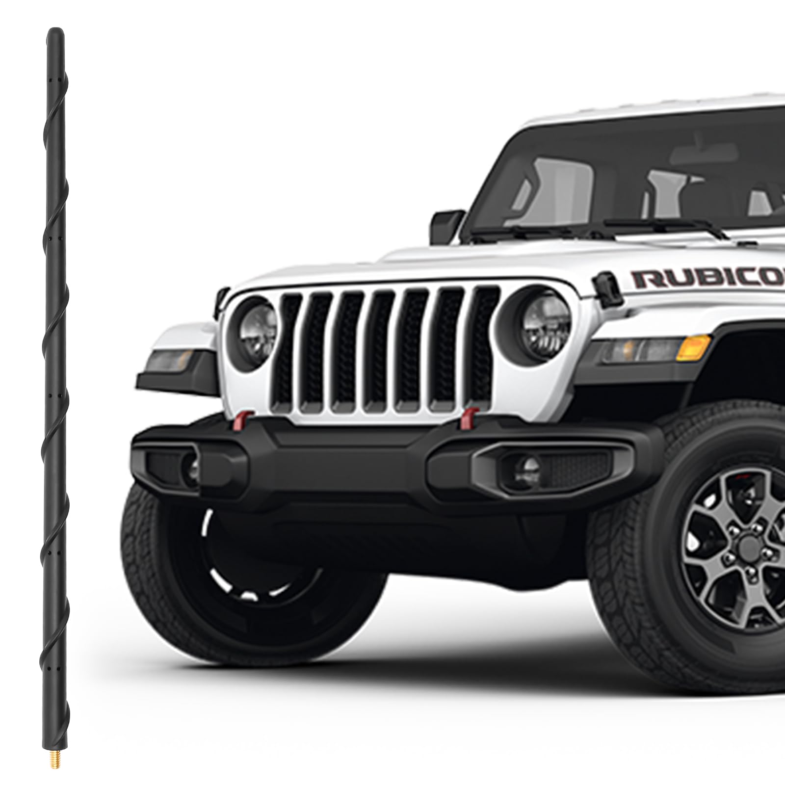 Car Antenna For Jeep Wrangler Gladiator 2007 2024 Jeep Antenna Replacement, 16 Inch Stubby Antenna Jeep Wrangler Glaidator Acces