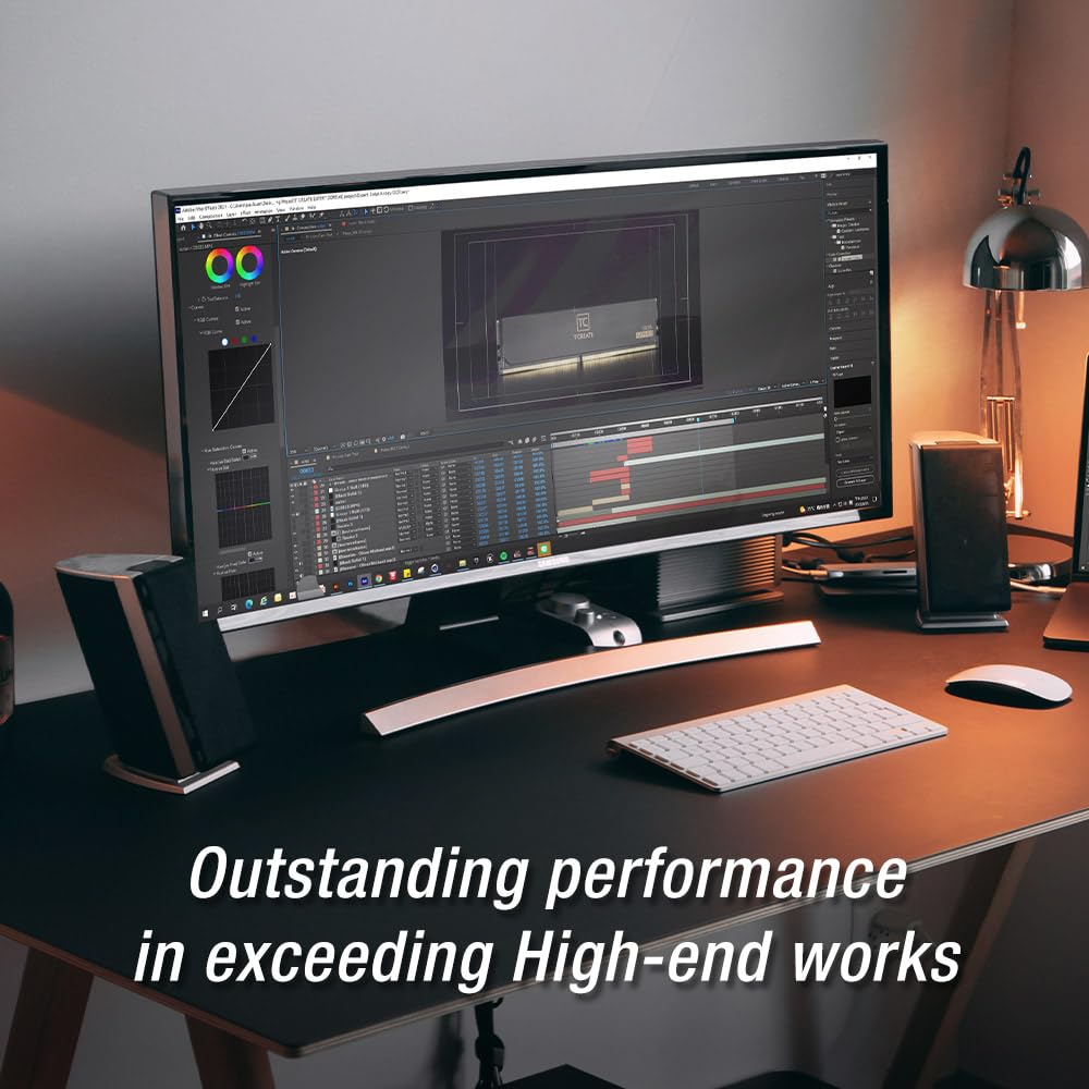 Teamgroup T Create Expert Overclocking 10L Ddr5 32Gb Kit (2 X 16Gb) 6000Mhz (Pc5 48000) Cl38 46 46 76 Intel Xmp 3.0 & Amd Expo C