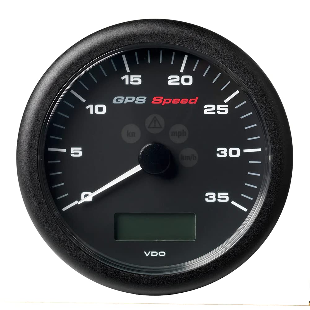 Veratron 4-1/4'' (110Mm) Viewline Gps Speedometer 0-35 Knots/Kmh/Mph - 8 To 16V Black Dial &Amp; Bezel,WBEEAB09B3LJTHN