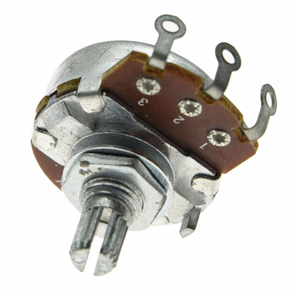 Dopro 5Pcs Linear Guitar Pots Volume 500K Electric Guitar Large Pots 24Mm Base With Short Split Shaft Guitar Potentiometer B500K