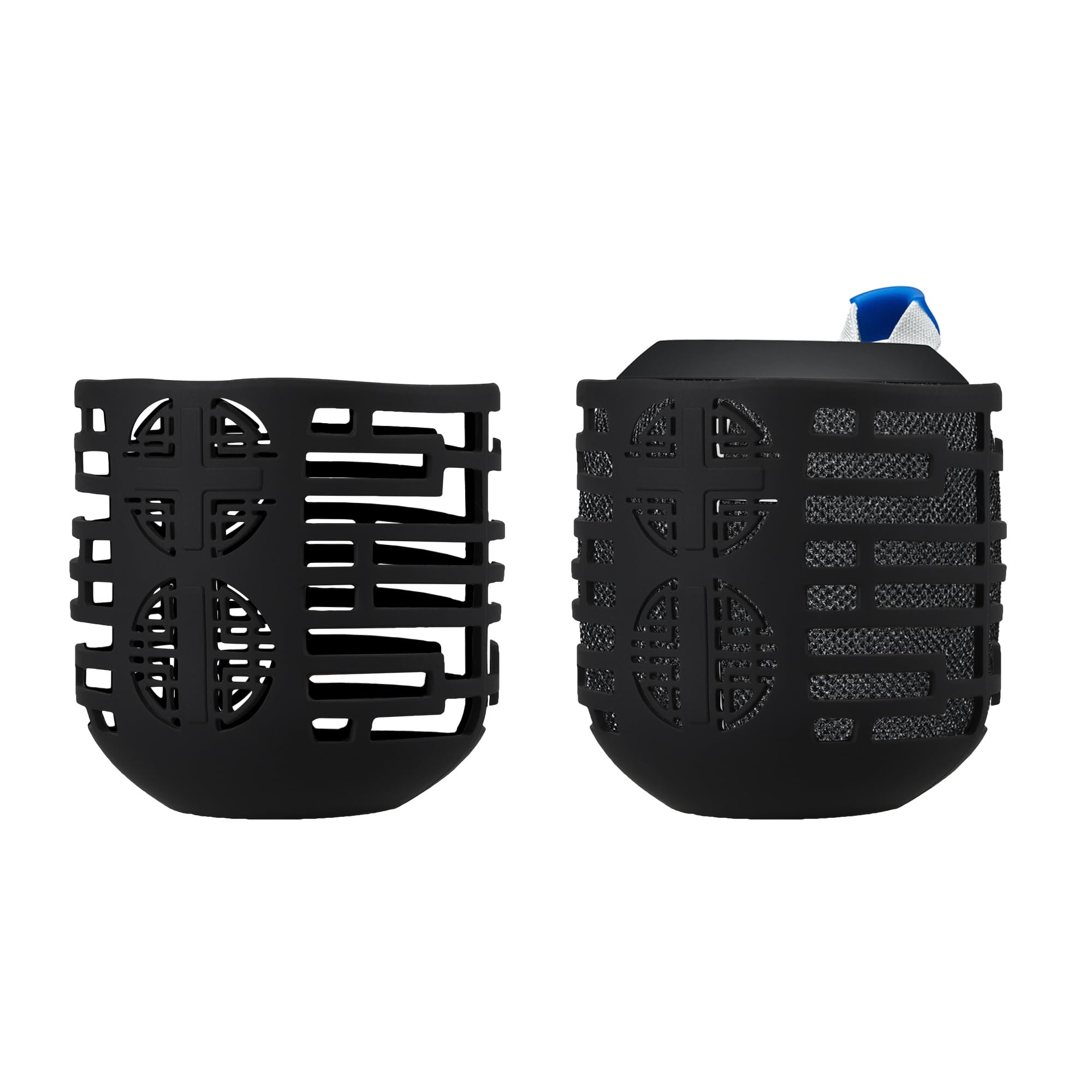 Kwmobile Silicone Case Compatible With Ue Wonderboom 2 / Wonderboom 1 - Case Protective Mini Speaker Cover - Black