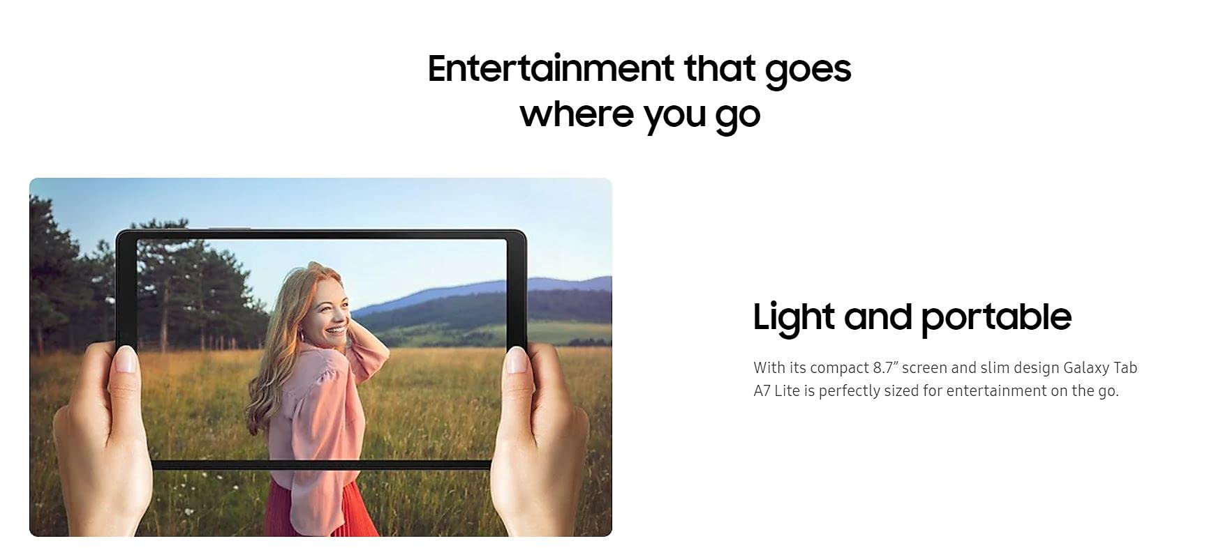 Samsung Galaxy Tab A7 Lite 8.7 (2021, Wifi + Cellular) 32Gb 4G Lte Tablet & Phone (Makes Calls) Gsm Unlocked, International Mode