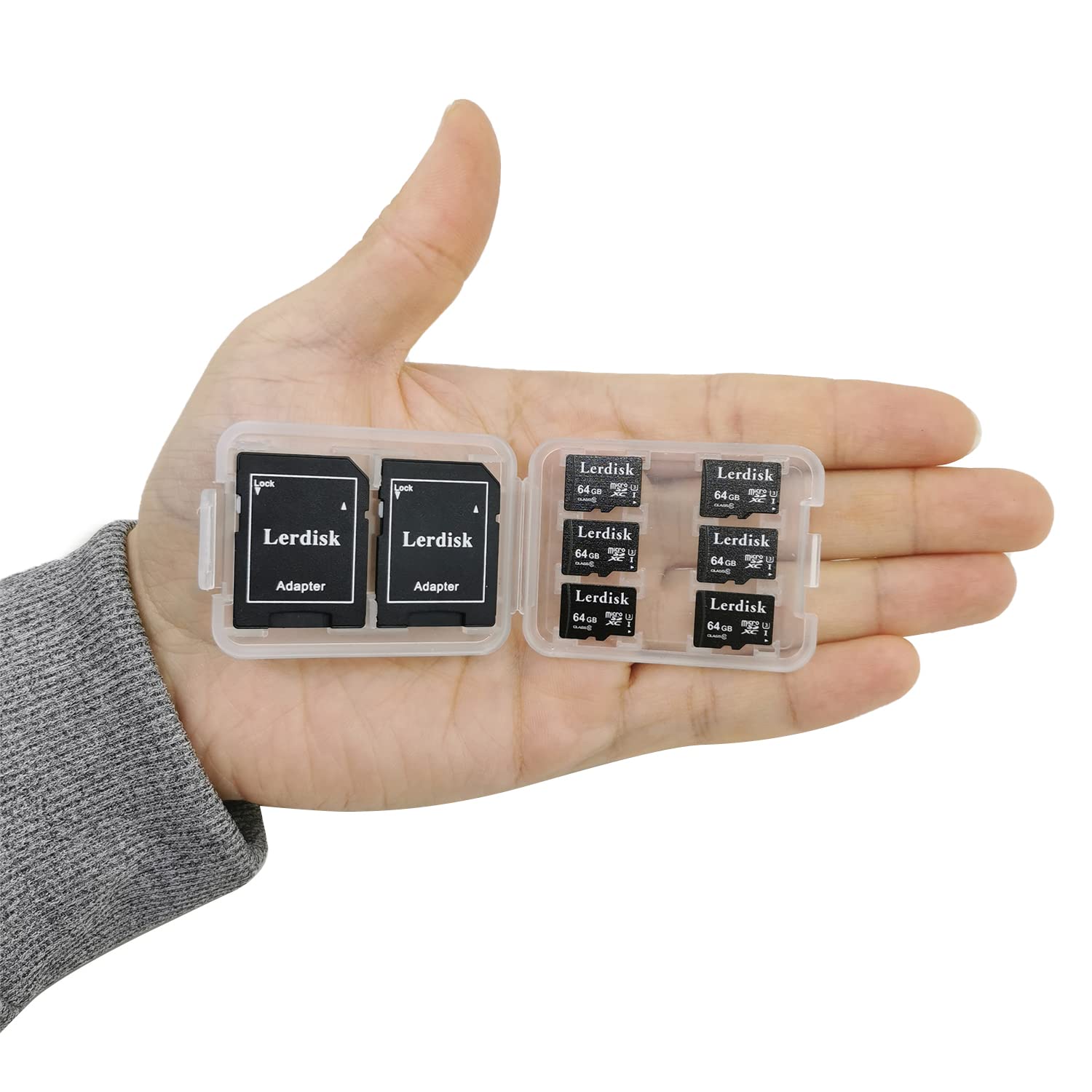 Factory Wholesale Micro Sd Card 64Gb U3 Pack Of 6 In Bulk Microsdxc Uhs I C10 With Sd Adapter Produced By Authorized Licencee(64