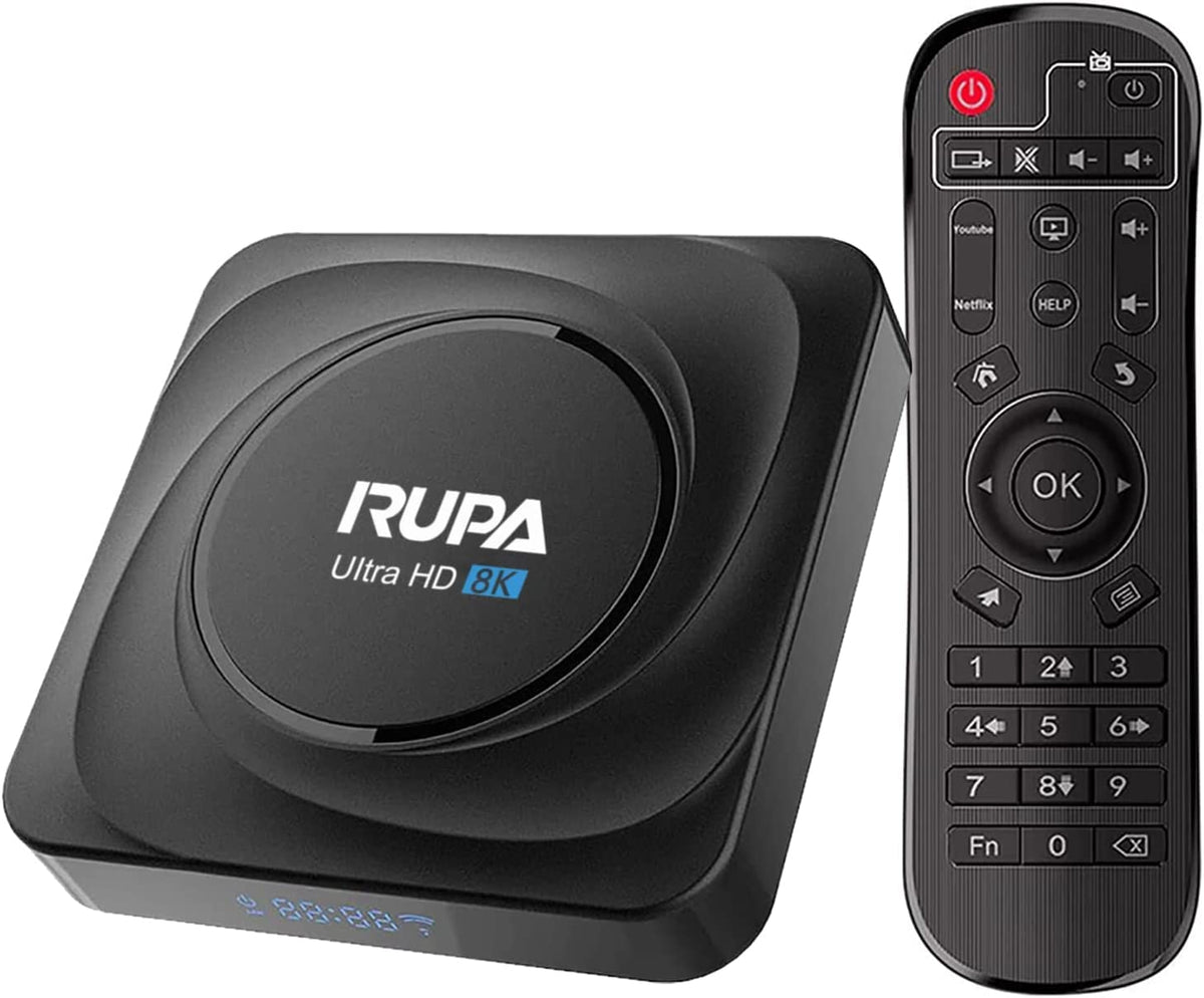 8K Android Tv Box, 8Gb Ram 128Gb Rom Support 1000M Lan Dual-Band Wifi 2.4G/5G, 8K/6K/4K Hdr10 3D Smart Tv Box