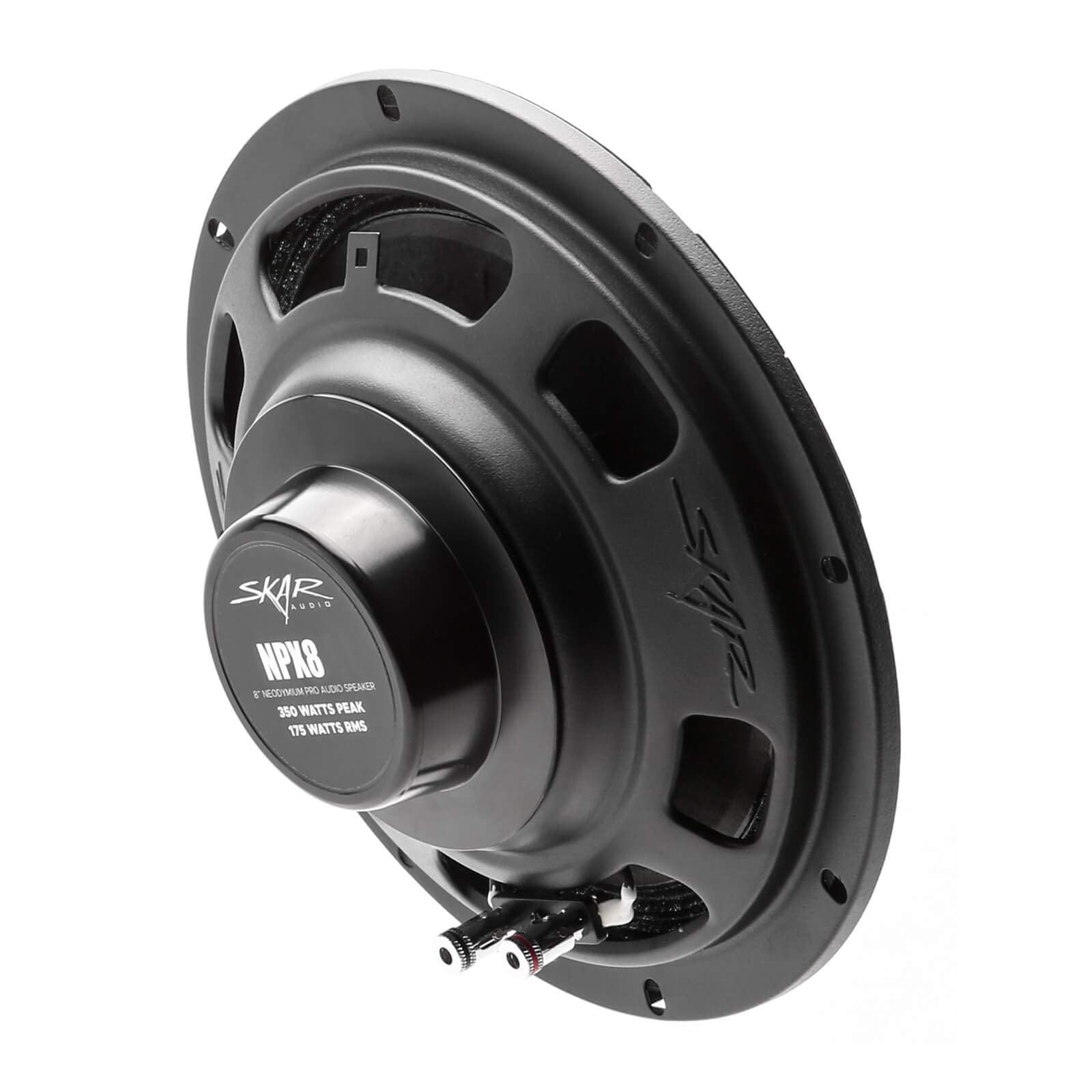 Skar Audio Npx8 4 8' 350 Watt 4 Ohm Neodymium Pro Audio Mid Range Loudspeaker, Each