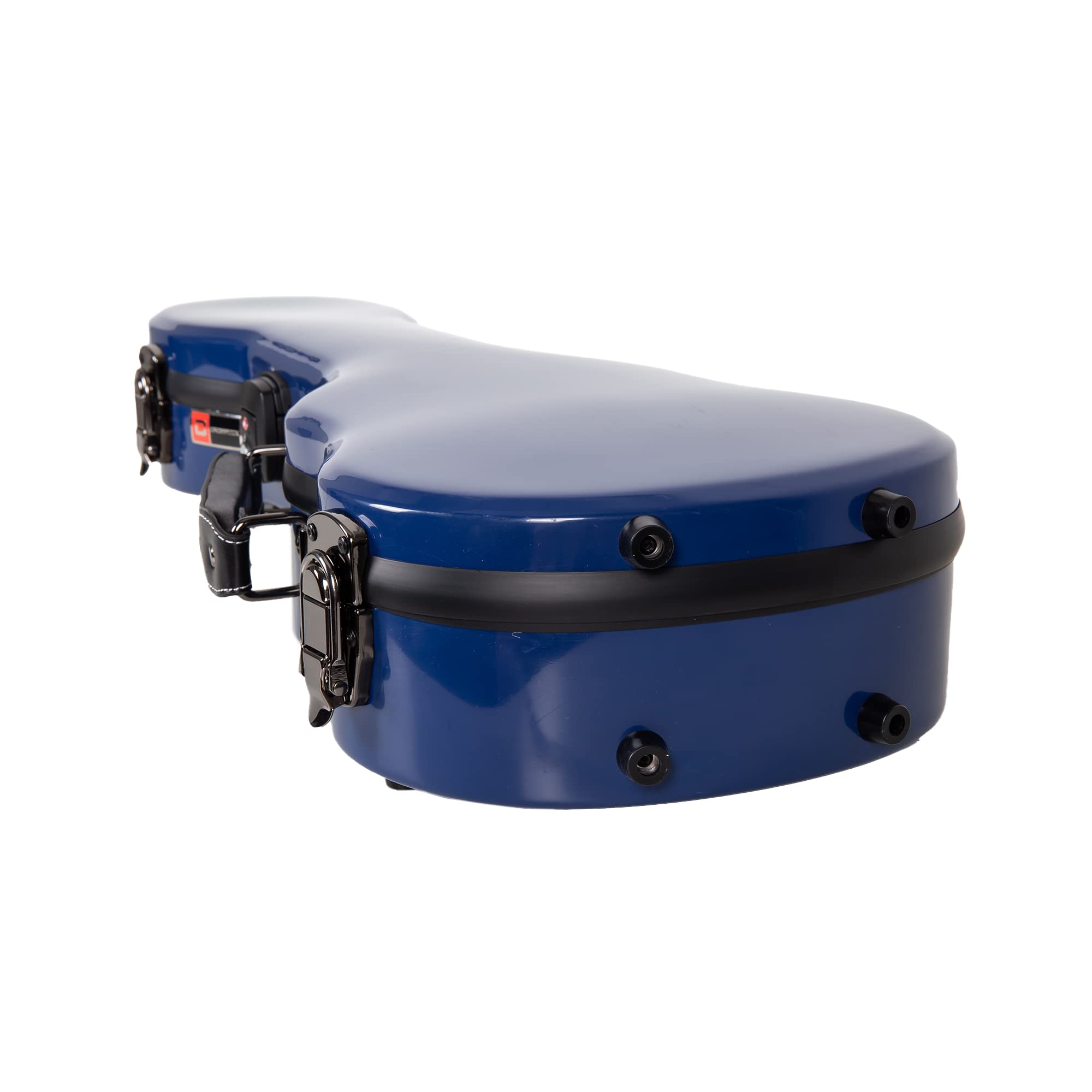 Crossrock Crf1000Sunvbl Hardshell Fiberglass Soprano Ukulele Case, Thick Padded, 3 Latches, Glossy Finsh In Navy Blue