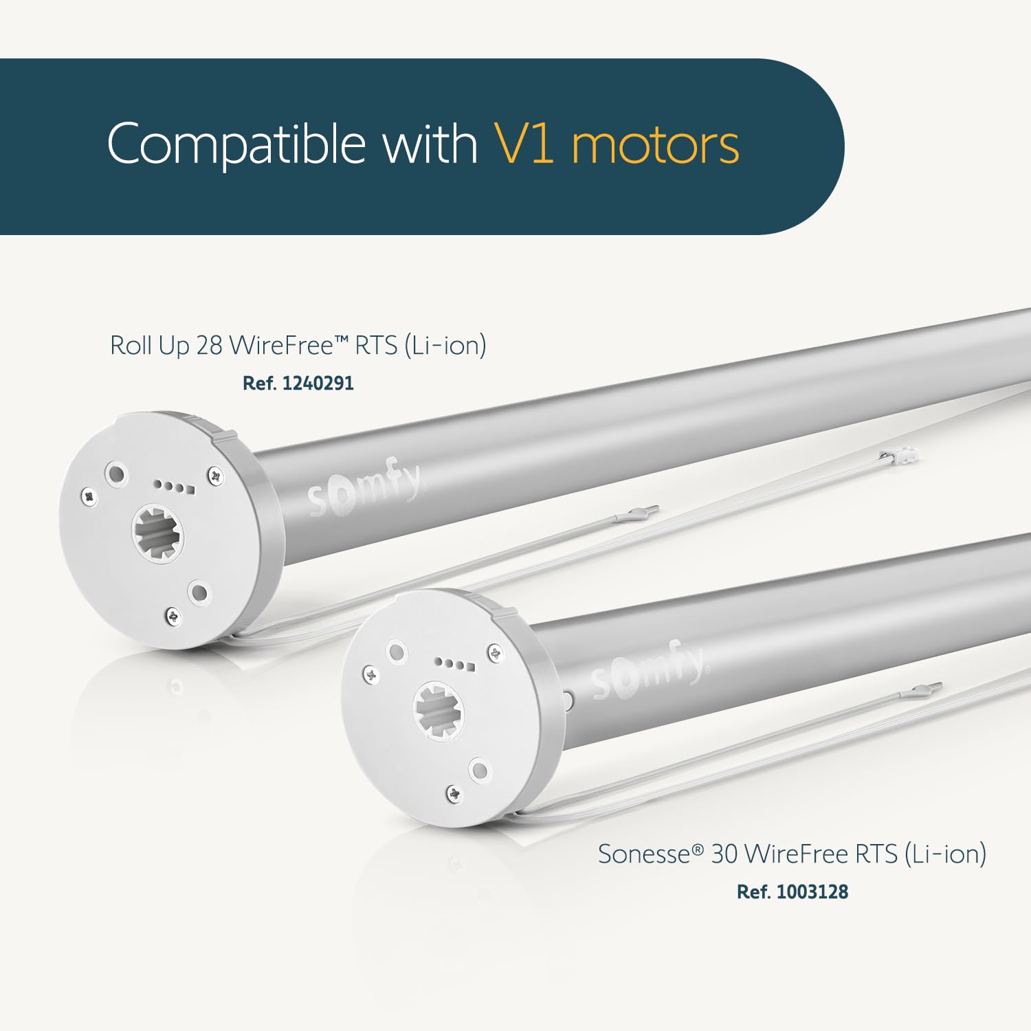 Somfy Sonesse Wirefree Plug In Charger 9020672   Compact & Efficient Lithium Ion Battery Charger For St30 & R28 Motors   8 Hour