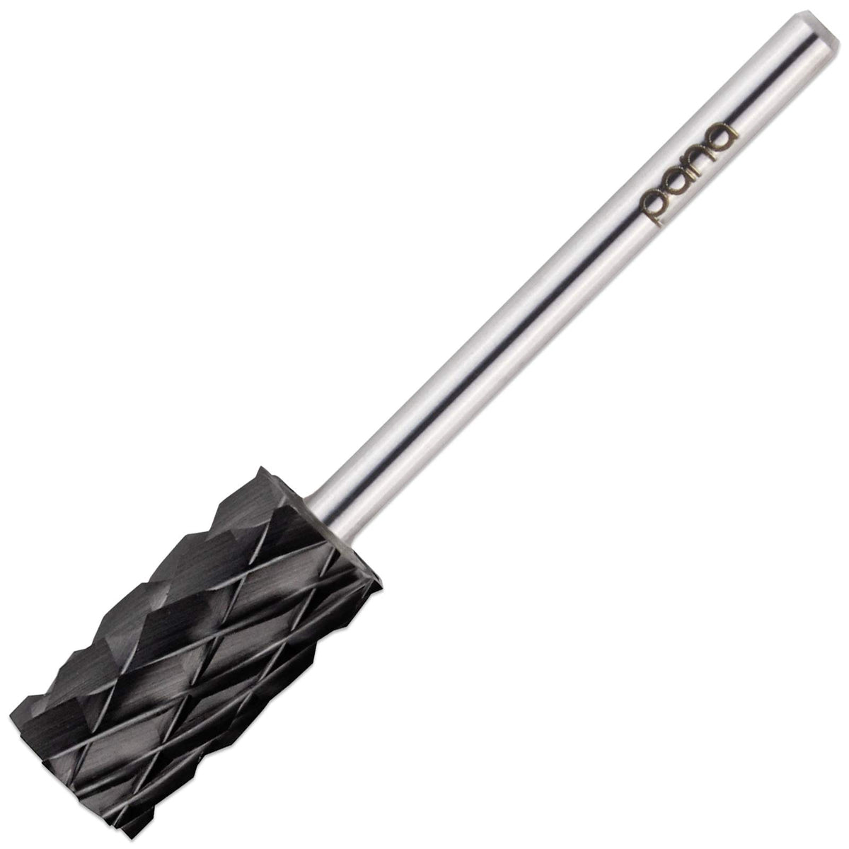 Pana Professional 332 Shank Size   Flat Top Large Barrel Silver Carbide Bit   Nail Drill Bit For Dremel Machine (Silver, Gold, D