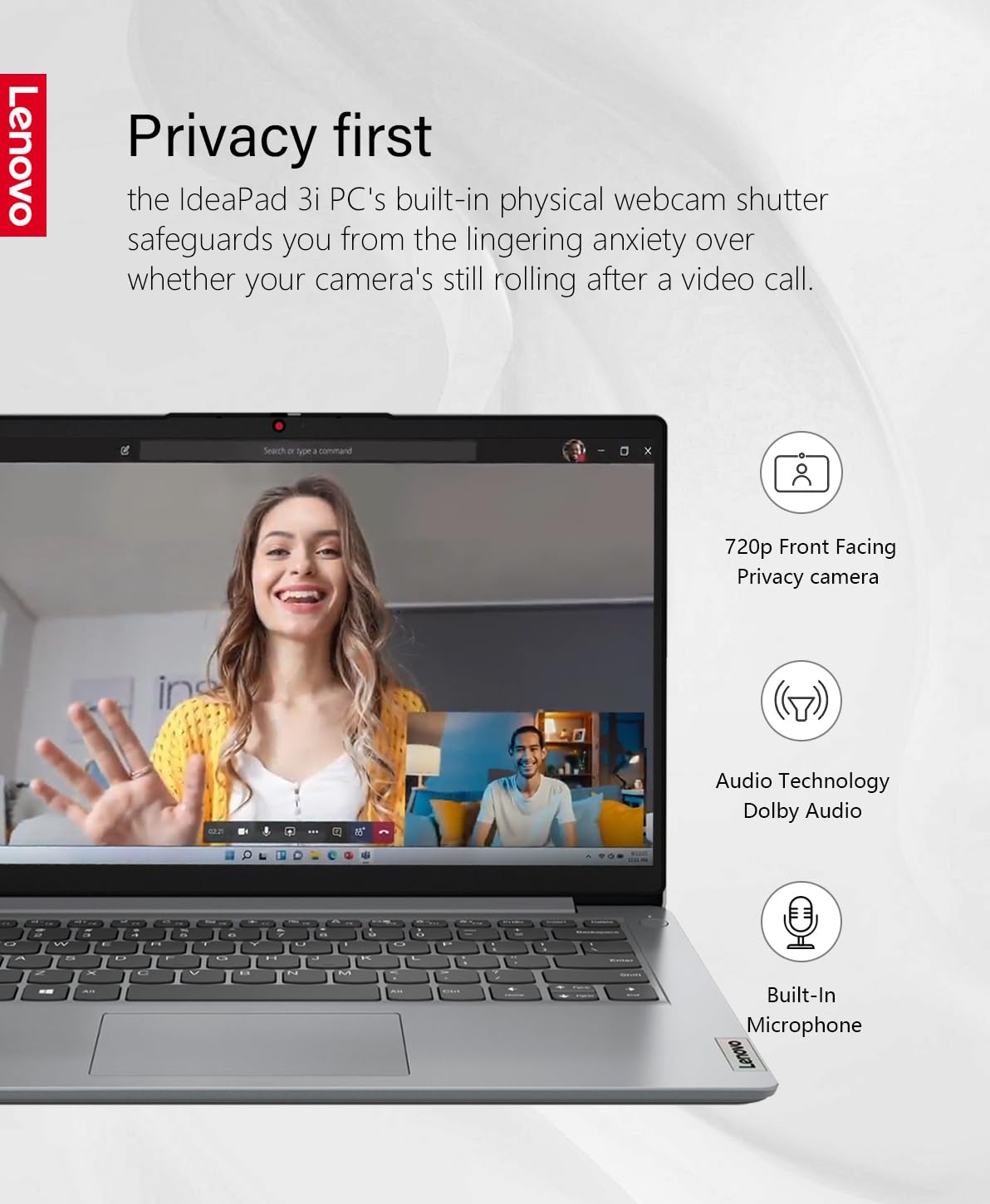 Lenovo 2023 Ideapad 3I, 15.6 Fhd Touchscreen, 11Th Gen Intel Core I3-1115G4, 12Gb Ddr4 Ram, 512Gb Ssd, Hdmi, Webcam, Wi-Fi6, Blu