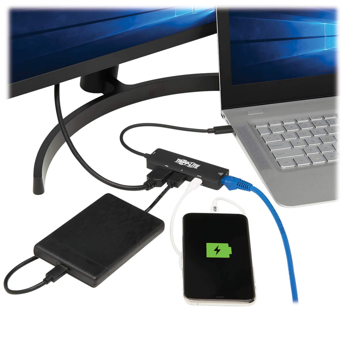 Usb C Adapter Hdmi Usb A Gbe