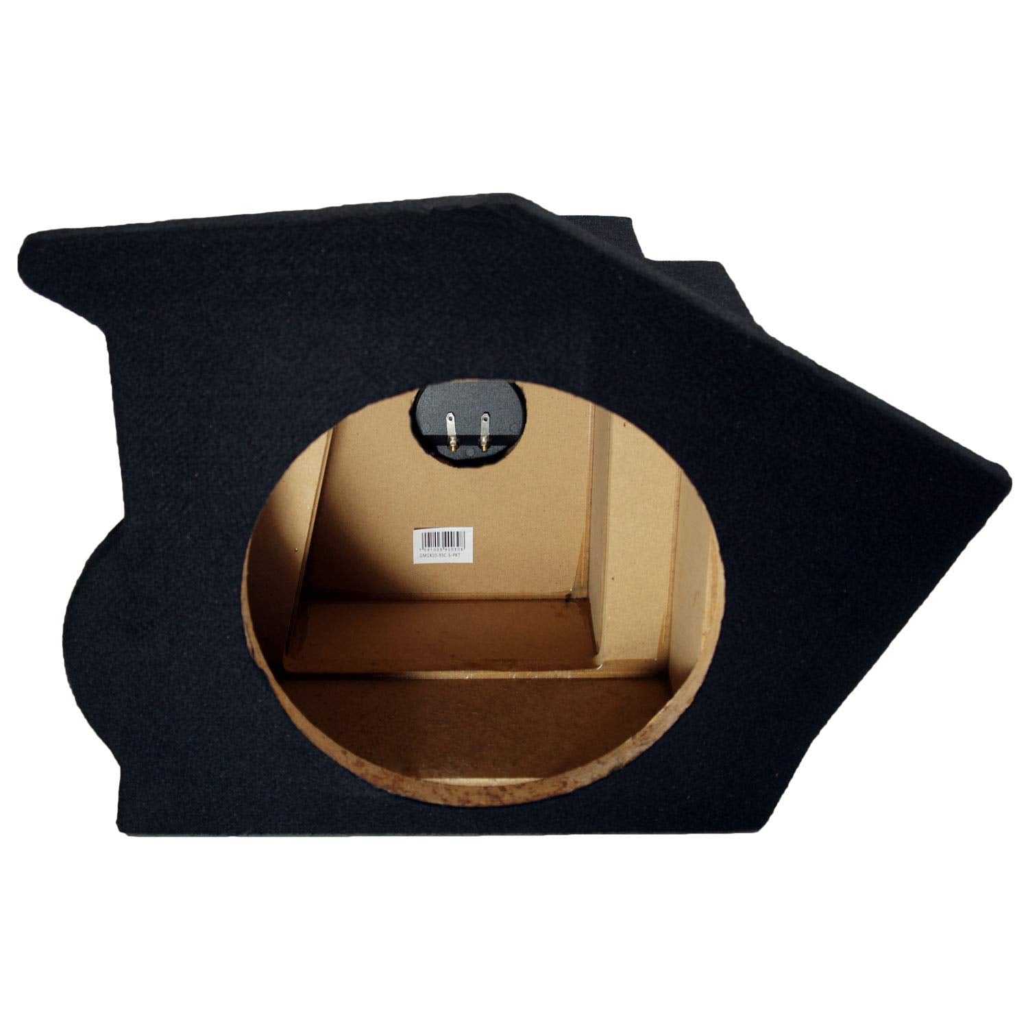 Single 10'' Subwoofer Driver Side Sub Box Speaker Enclosure Compatible With 1993 2002 Chevy Camaro Or Pontiac Firebird Coupe