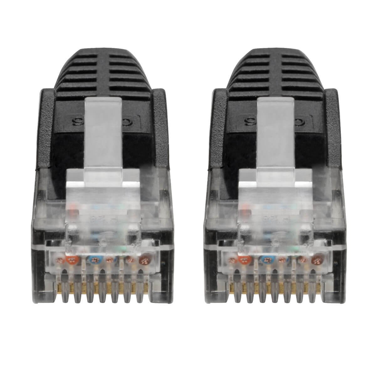Tripp Lite Cat6 Gigabit Ethernet Snagless Molded Patch Cable 24 Awg 550Mhz Premium Utp, Black, Rj45 M/M 8 (N201-008-Bk)
