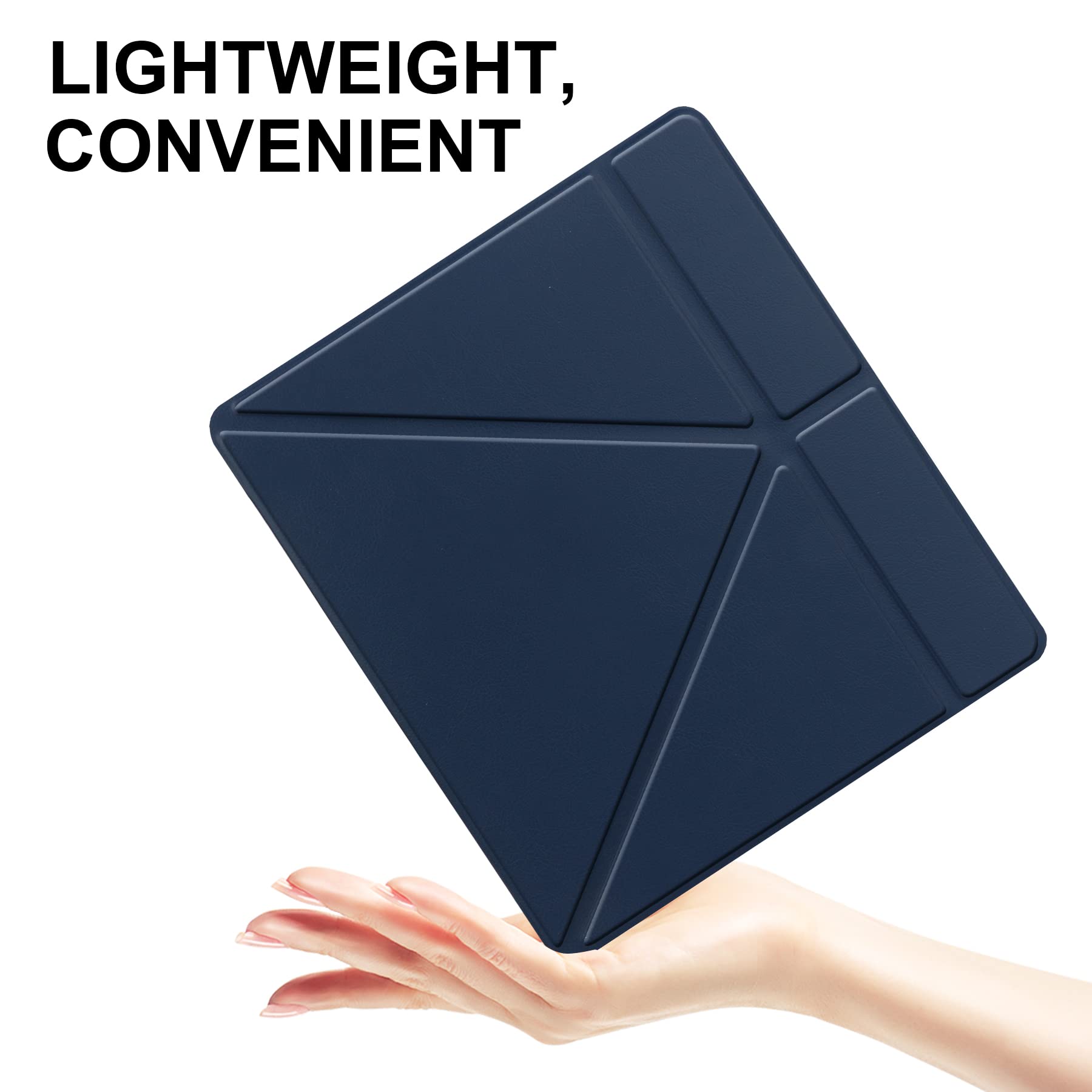 Kuroko Slimshell Case For Kindle Scribe 10.2    2022 Released, Origami Standing Lightweight Pu Leather Stand Smart Cover With Pe