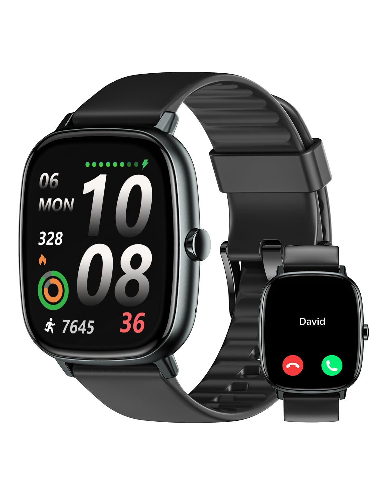 Smart Watches for Men Women with GPS Built-in, Answer/Make Calls, 1.95 Smartwatch for iPhone/Android Phones, Fitness Watch with 